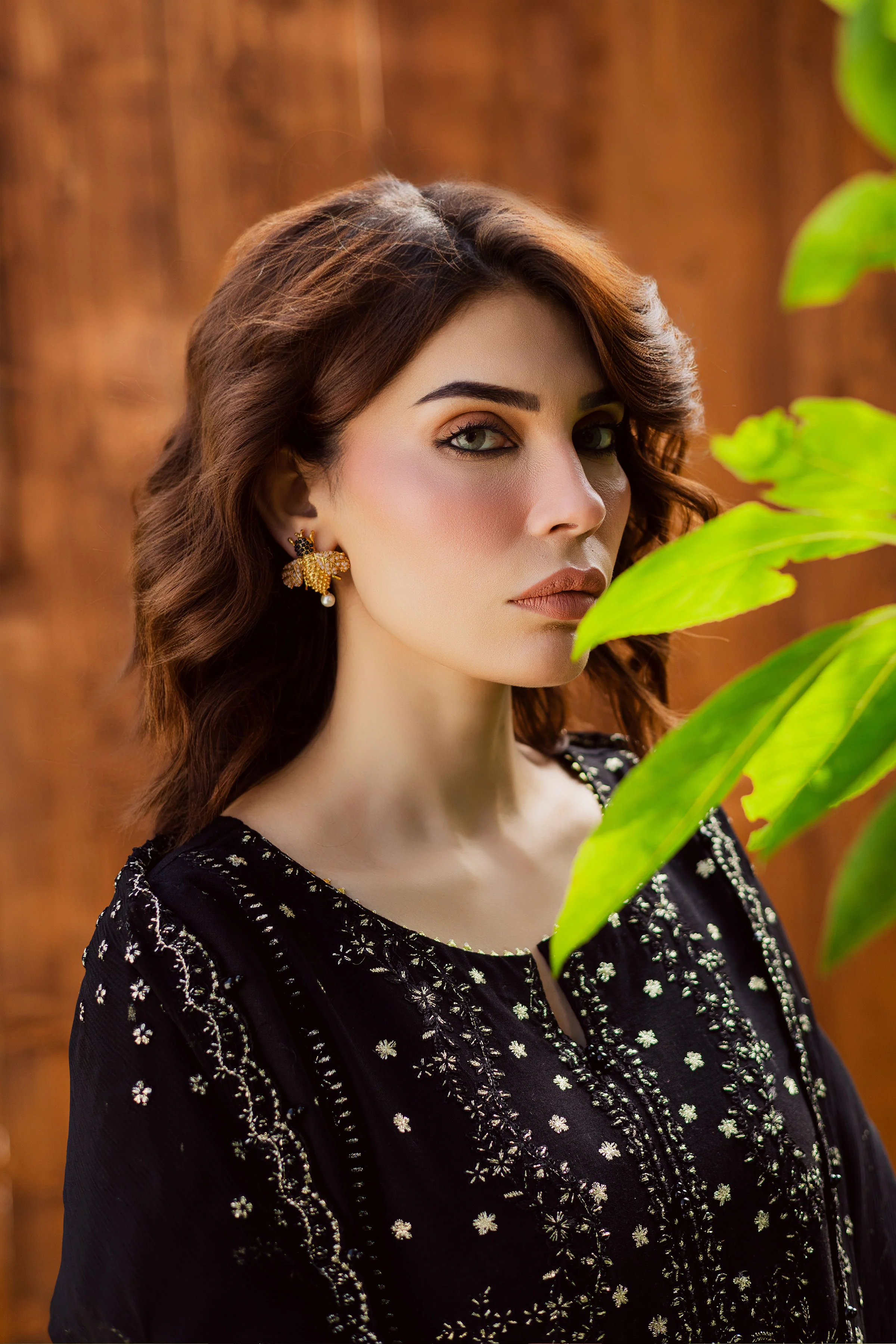 Aasfina 3Pc - Embroidered Khaddar Dress - Image 5