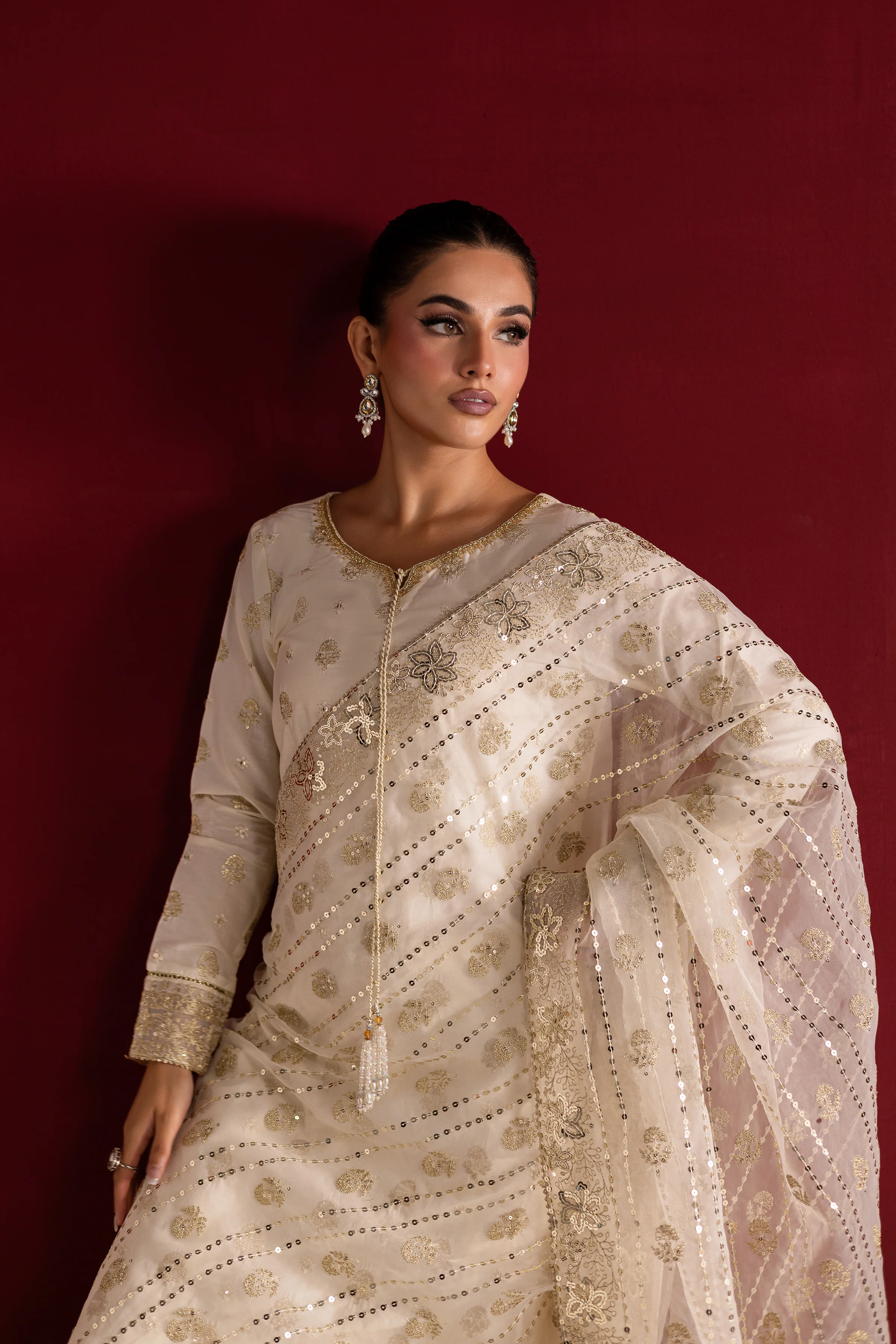 Aayel 3Pc - Festive Luxe Pret - Image 2
