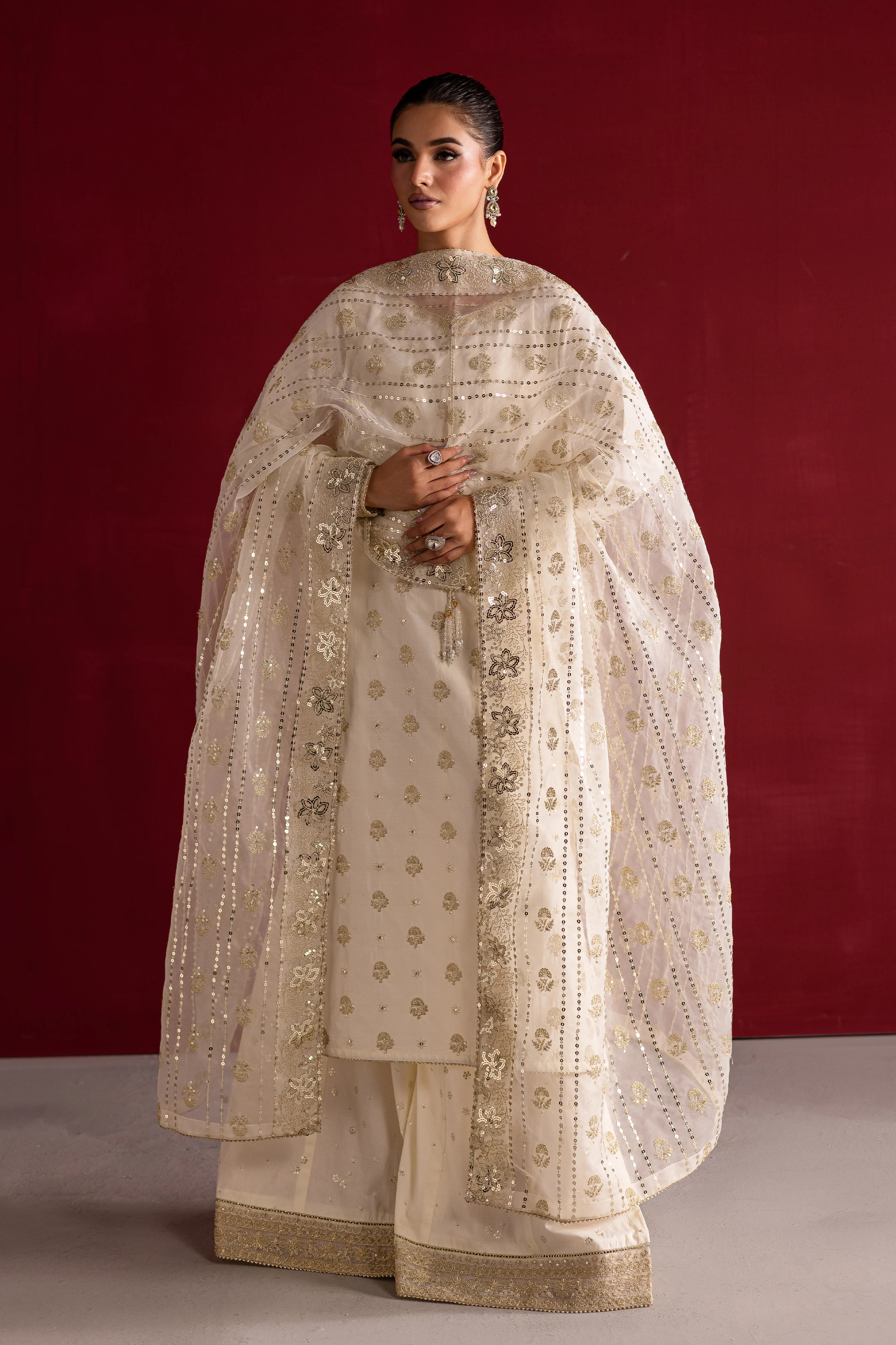 Aayel 3Pc - Festive Luxe Pret - Image 4