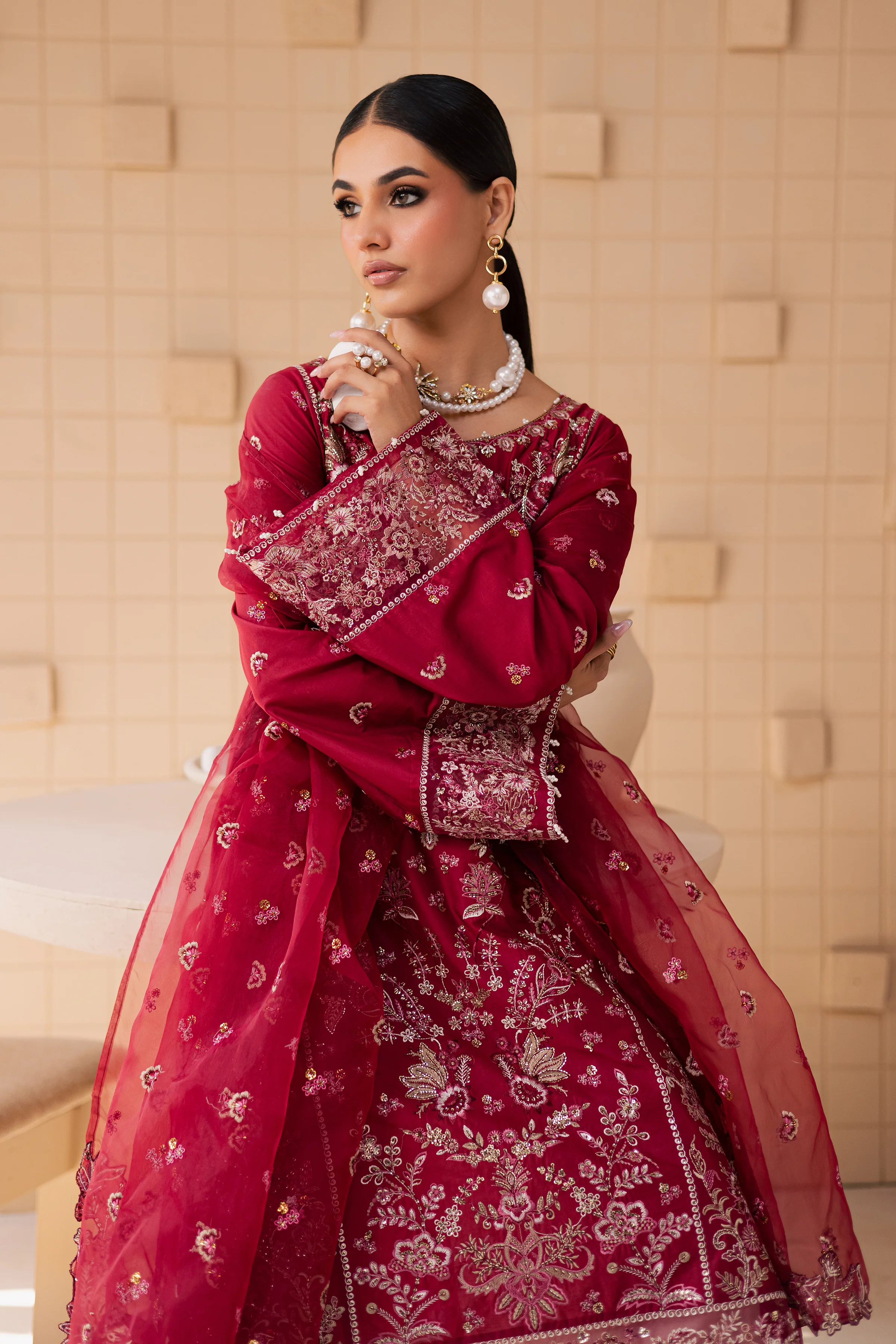 Abilene 3Pc - Embroidered Lawn Dress - Image 4