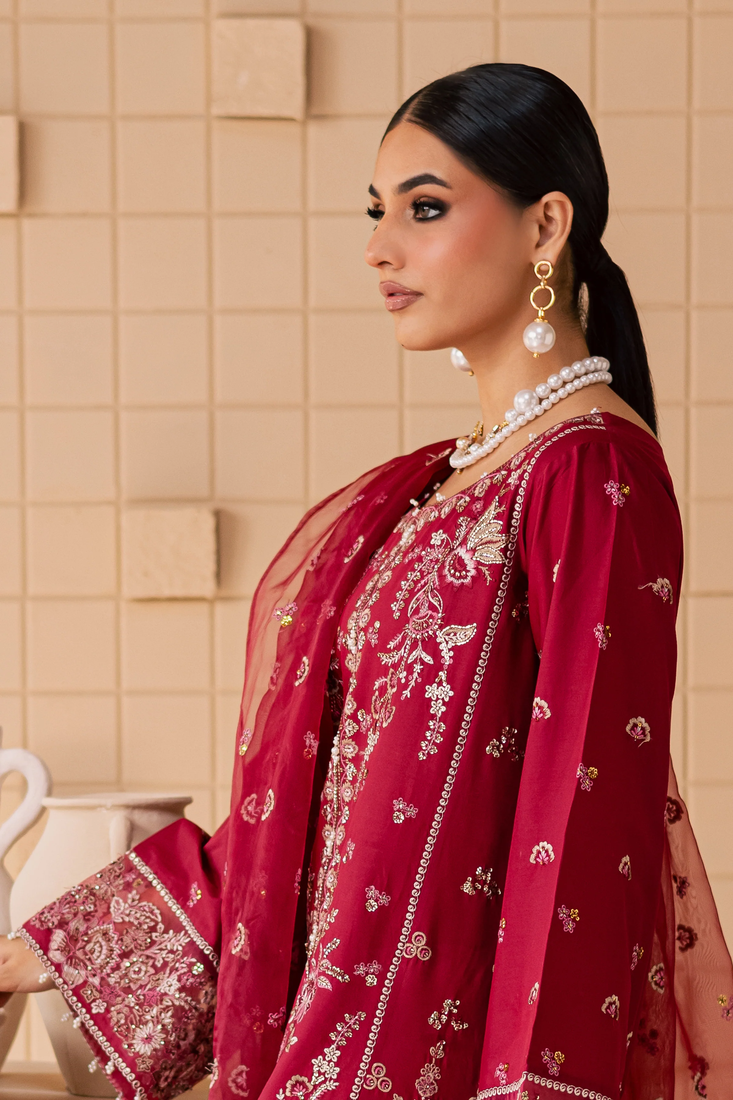 Abilene 3Pc - Embroidered Lawn Dress - Image 6