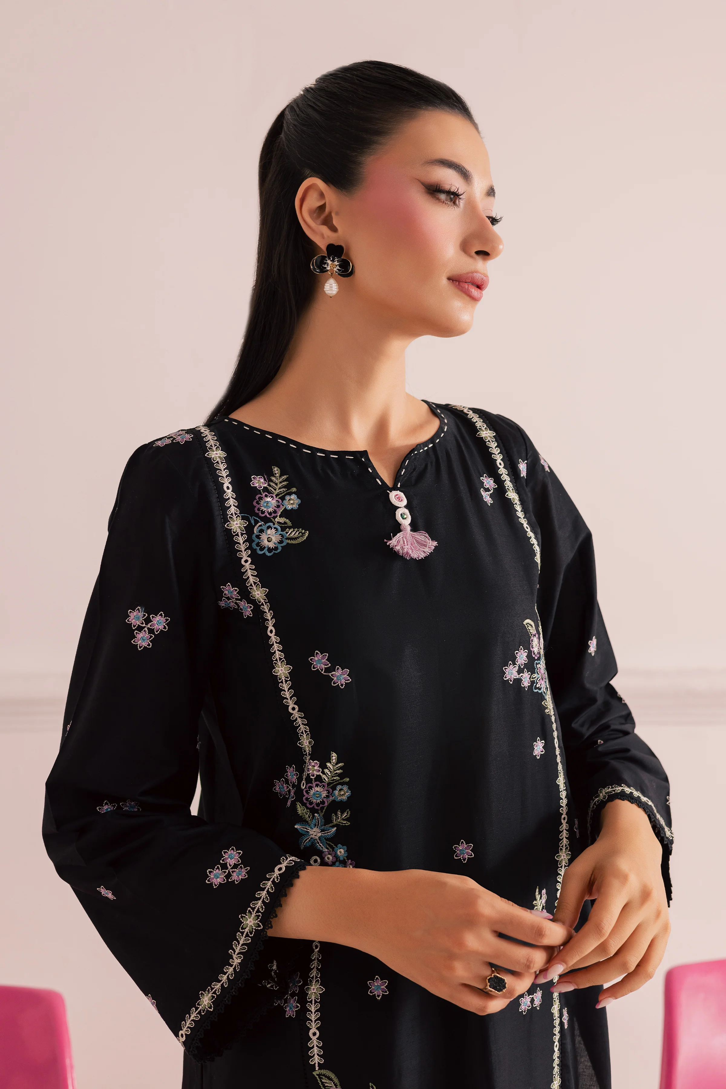 Abstract 2Pc - Embroidered Casual Pret - Image 2