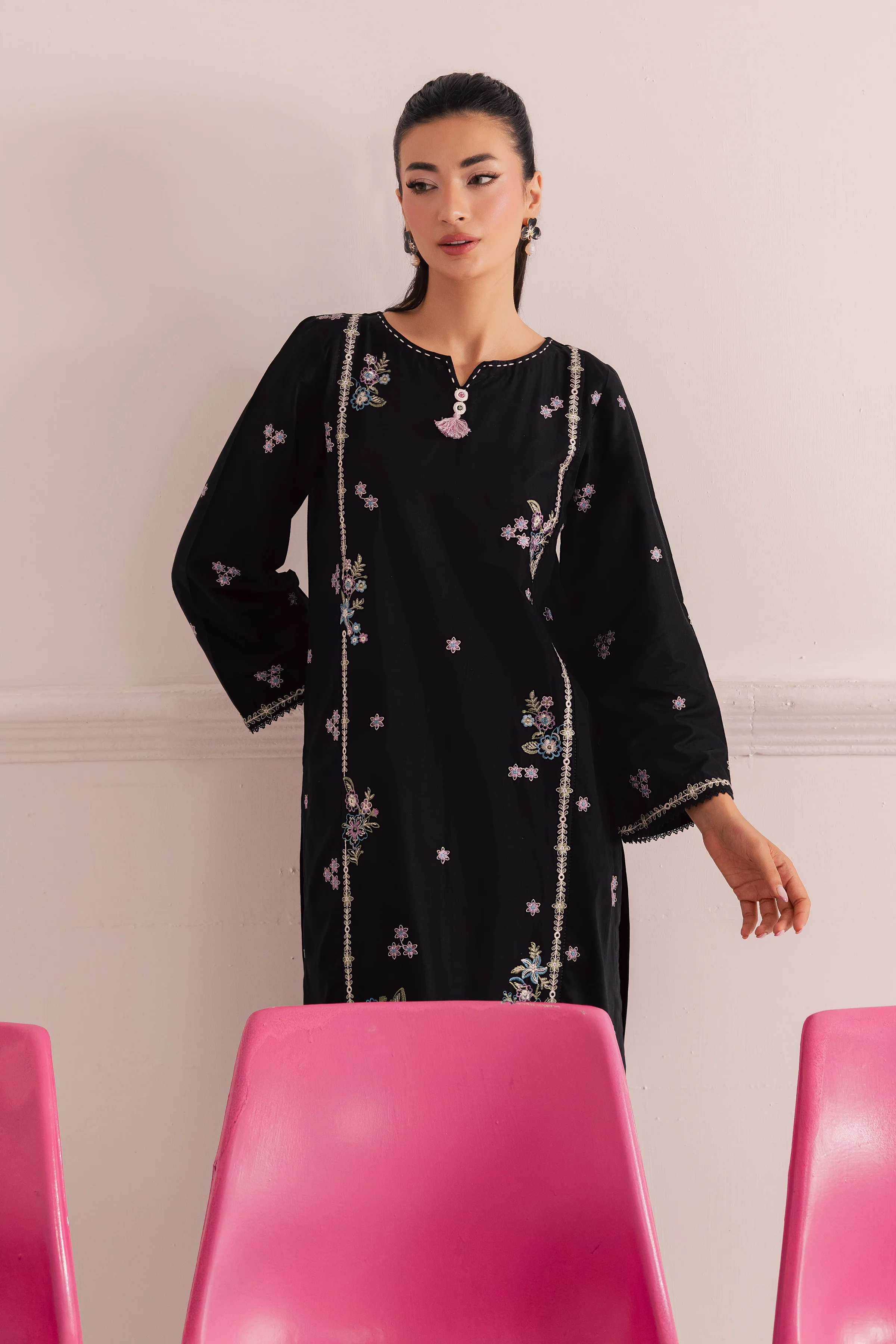 Abstract 2Pc - Embroidered Casual Pret - Image 3