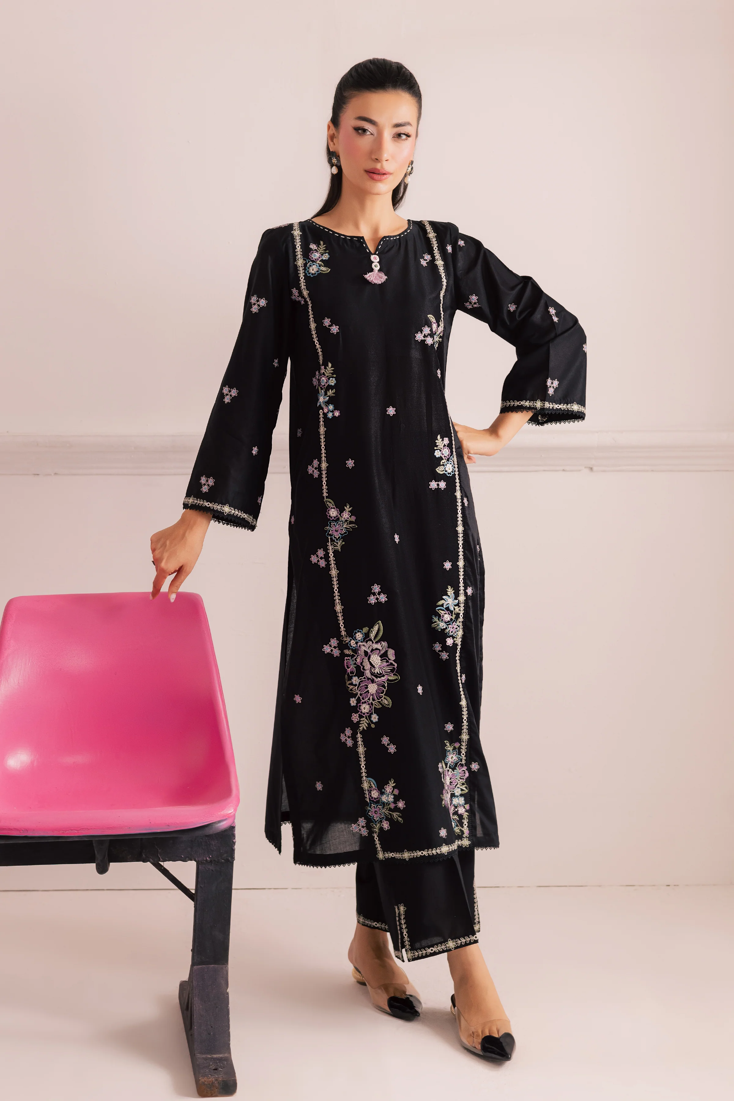Abstract 2Pc - Embroidered Casual Pret - Image 5