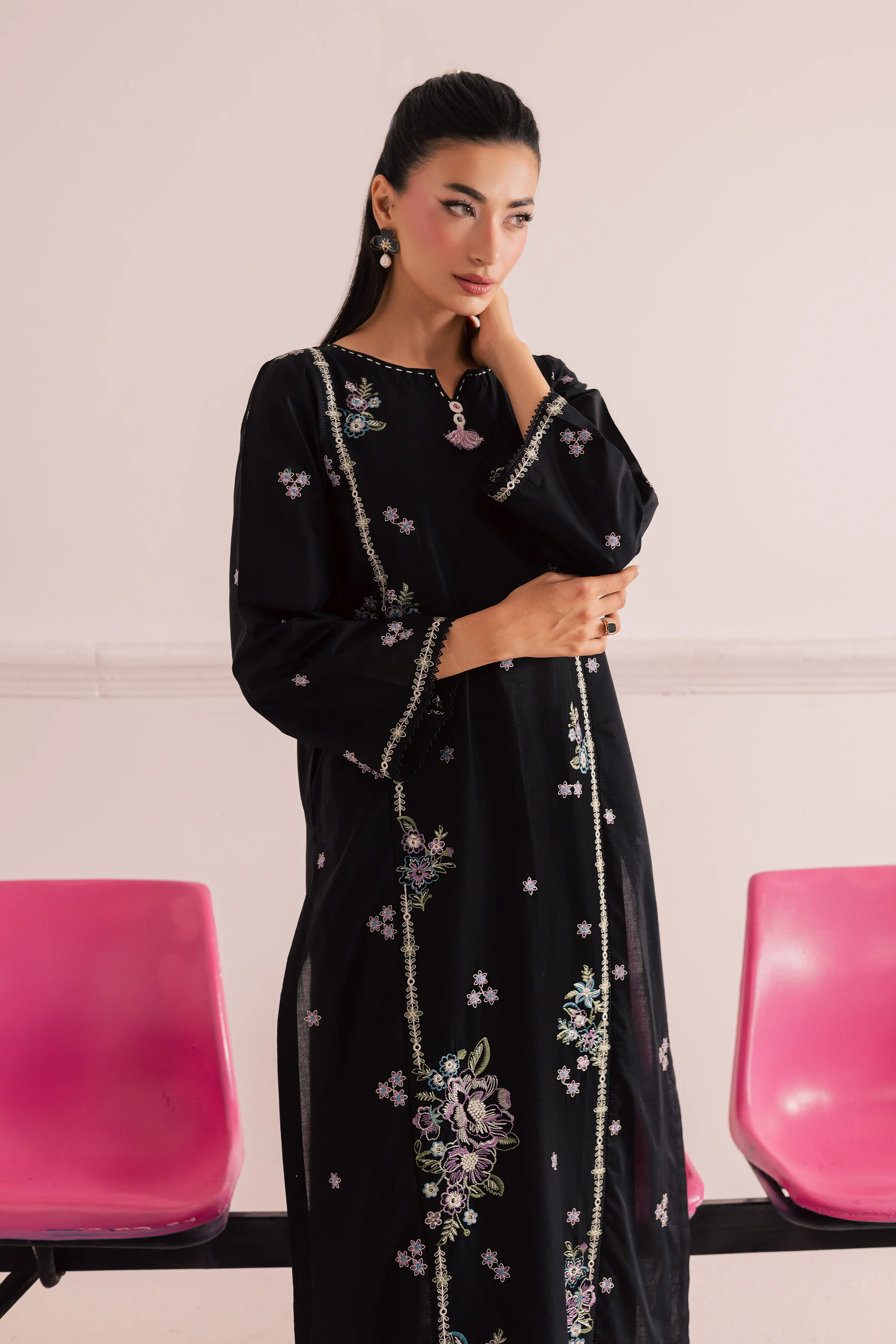 Abstract 2Pc - Embroidered Casual Pret - Image 6