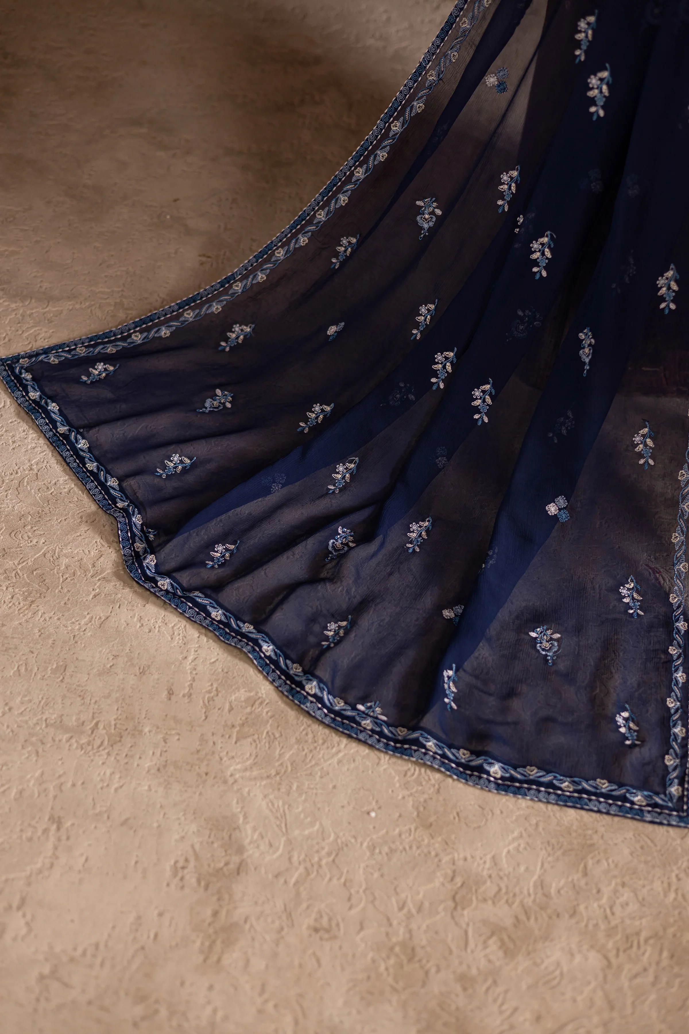 Adoro 3Pc - Embroidered Khaddar Dress - Image 8
