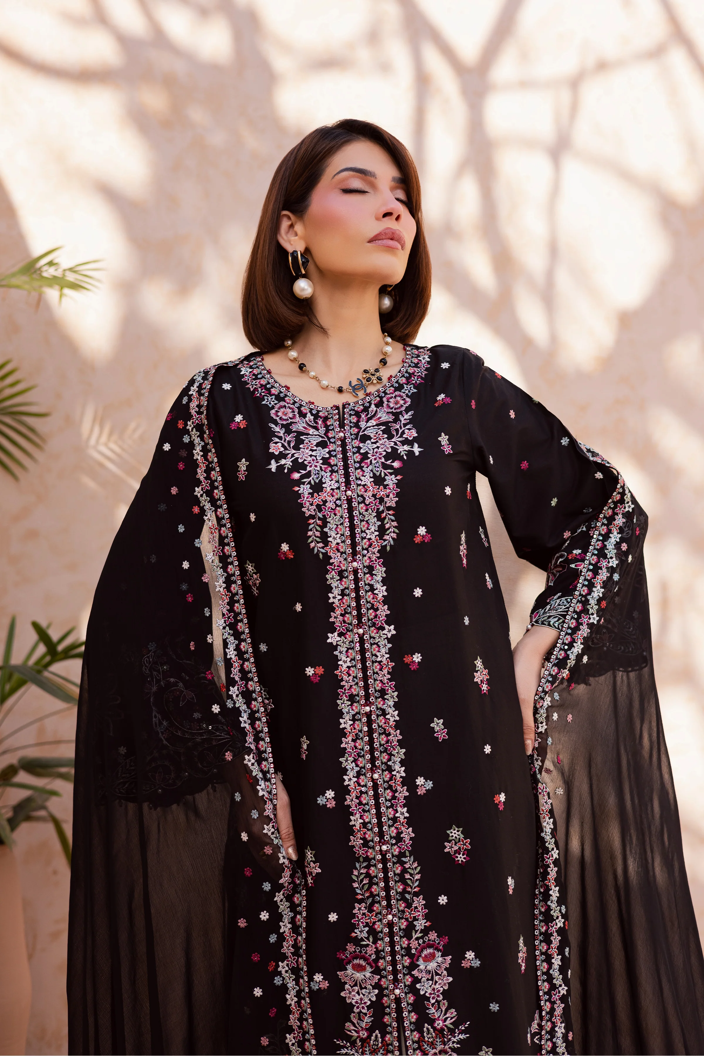 Aelin 3Pc - Festive Embroidered Lawn - Image 3