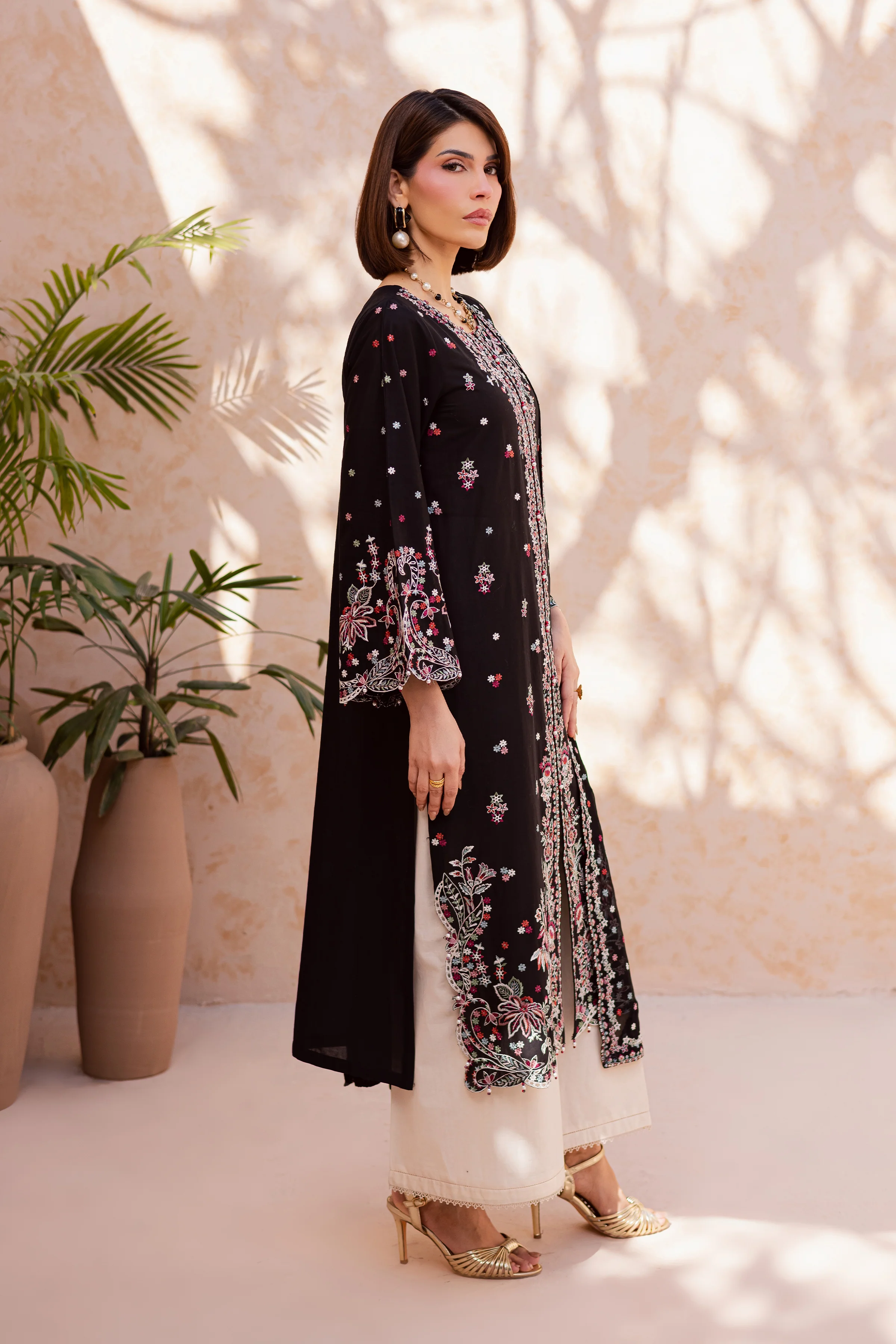 Aelin 3Pc - Festive Embroidered Lawn - Image 4