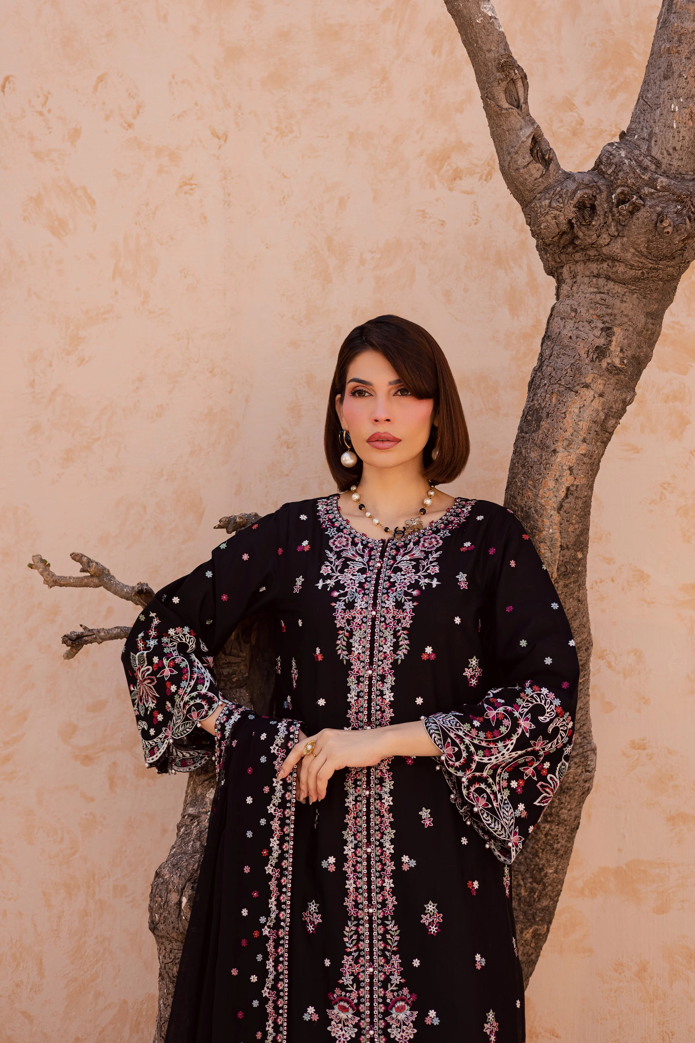 Aelin 3Pc - Festive Embroidered Lawn - Image 5