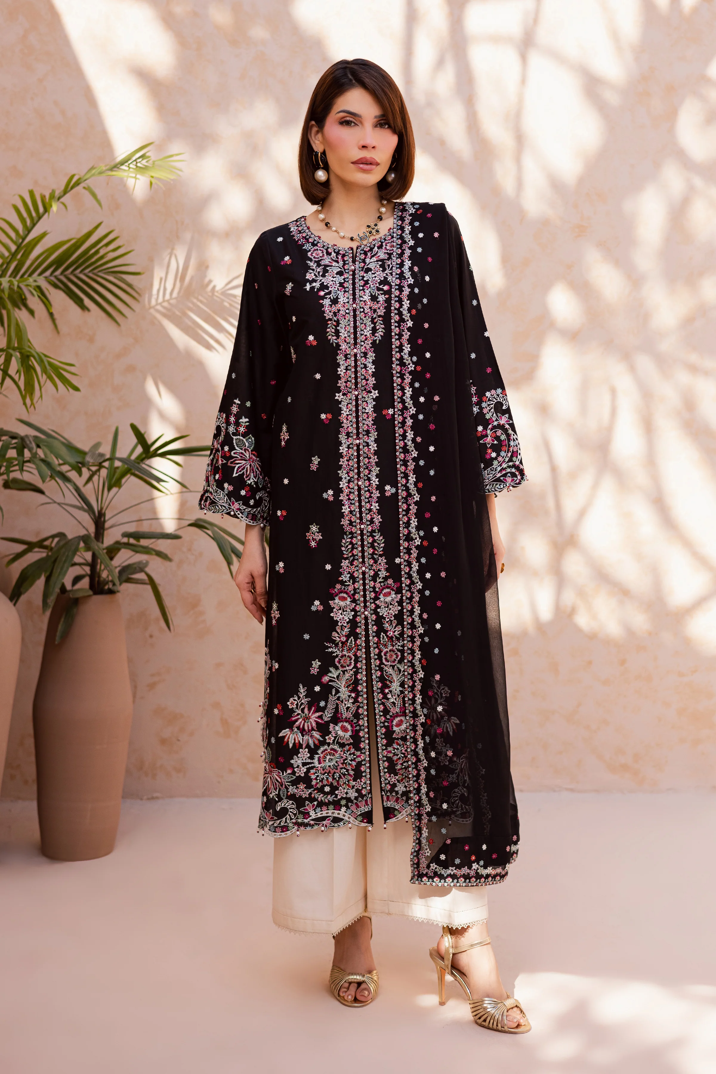 Aelin 3Pc - Festive Embroidered Lawn - Image 7