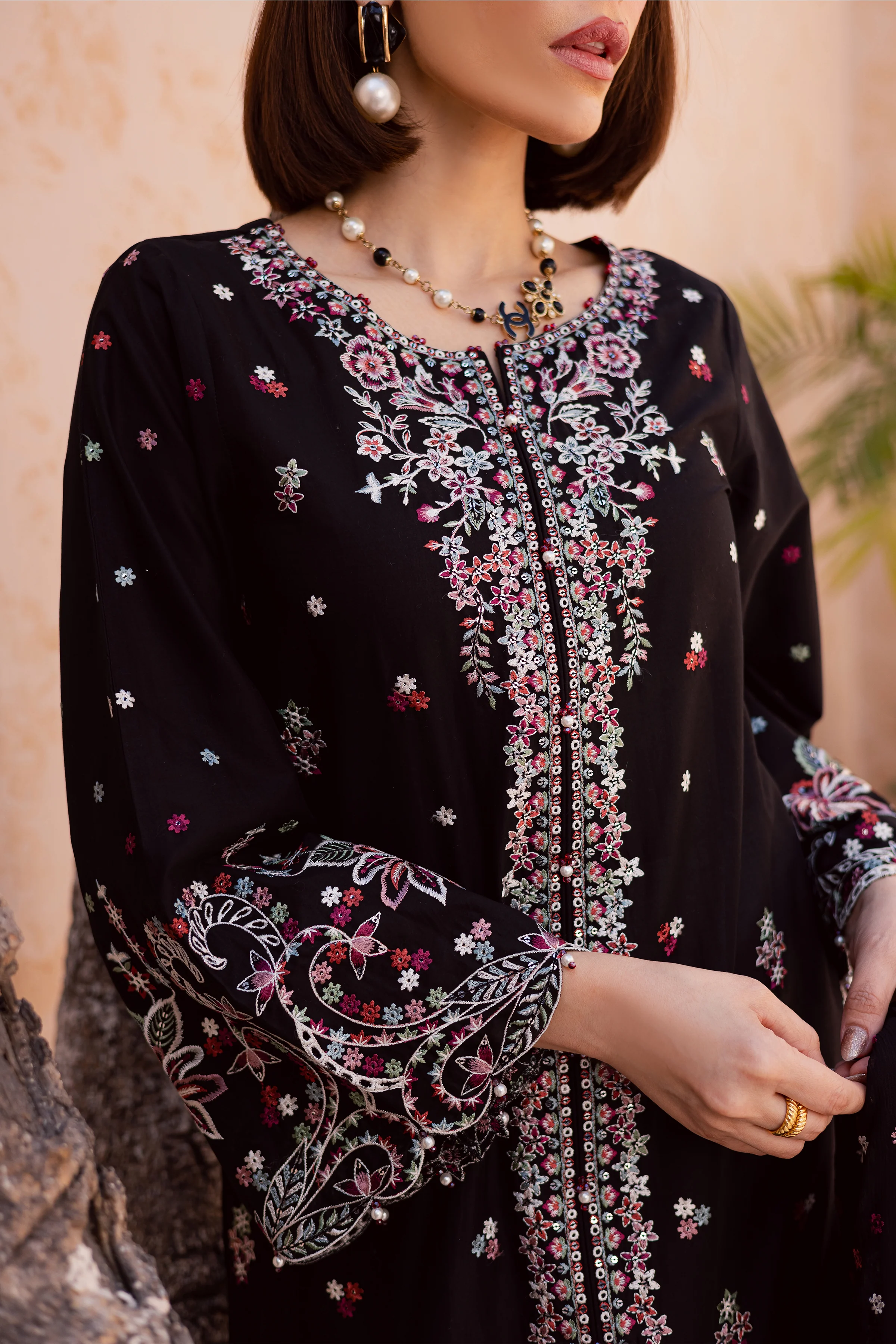 Aelin 3Pc - Festive Embroidered Lawn - Image 8