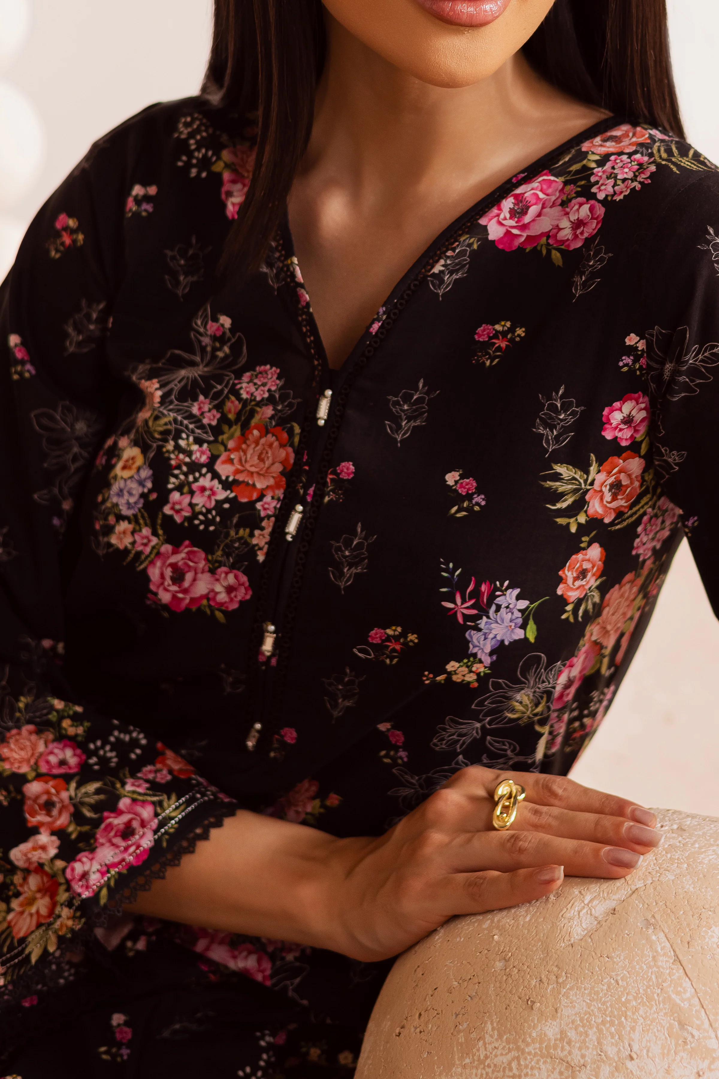 Aimah 2Pc - Printed Lawn Dress - Image 7