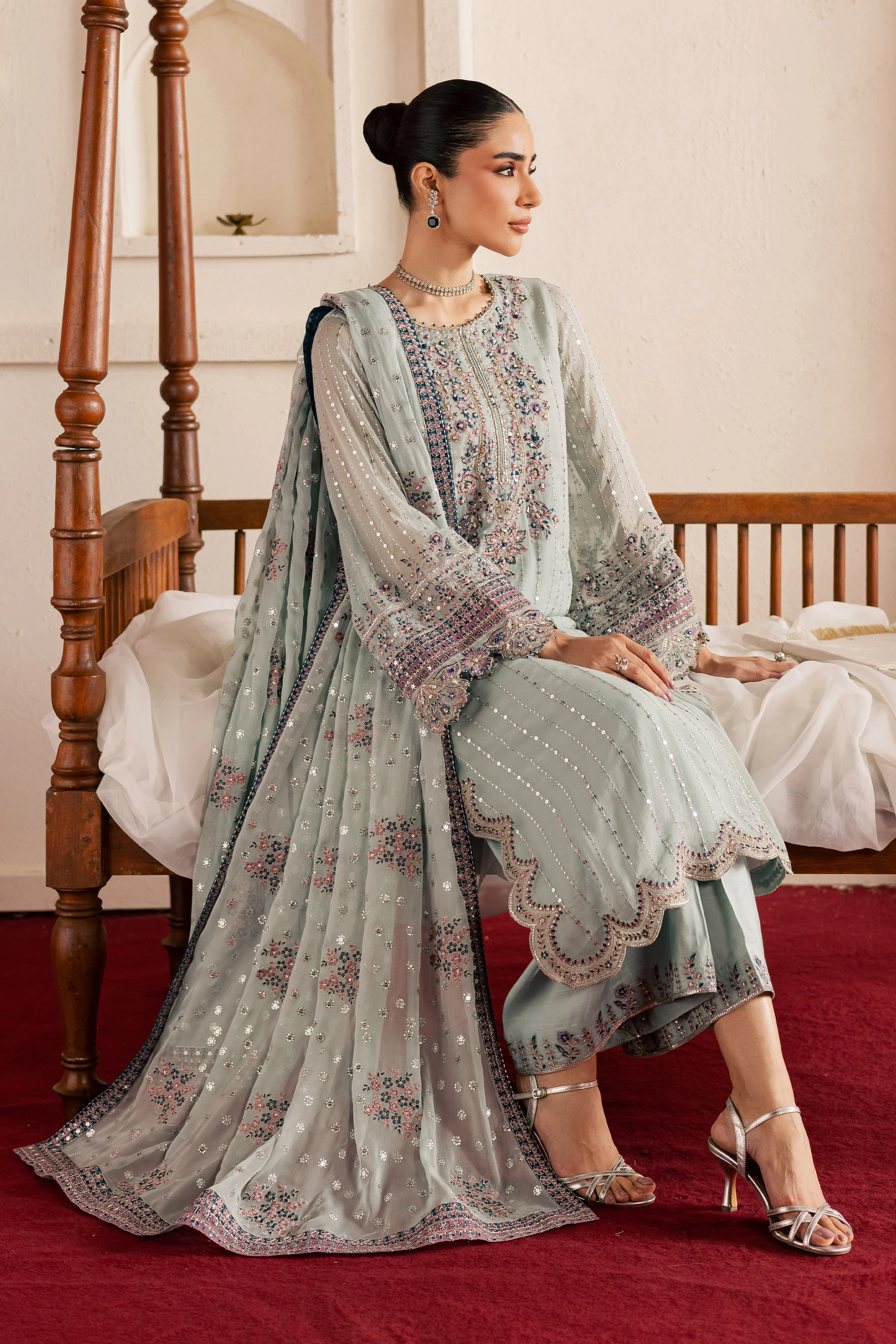 Alaila 3Pc - Festive Luxe Pret - Image 4
