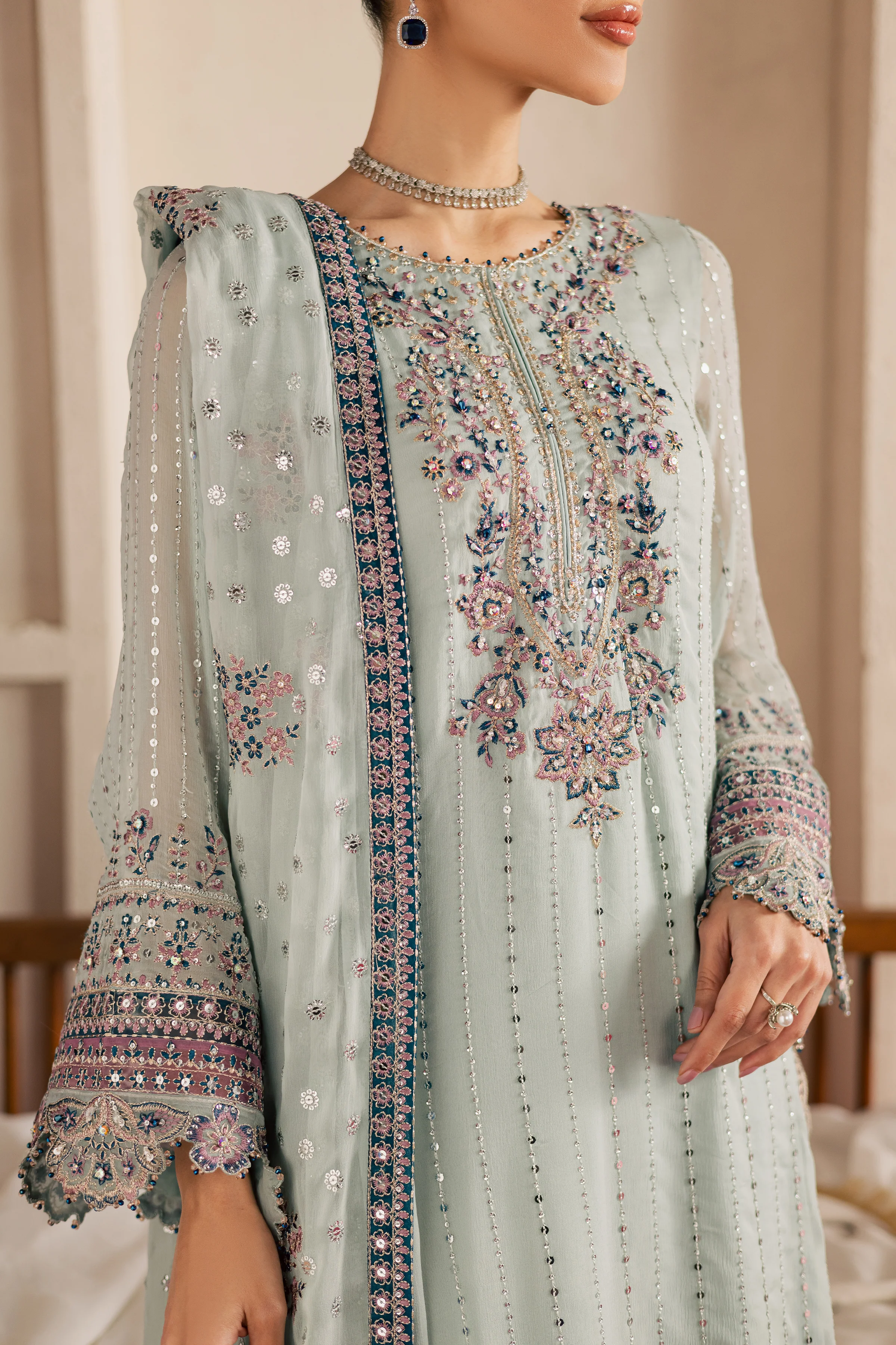 Alaila 3Pc - Festive Luxe Pret - Image 8