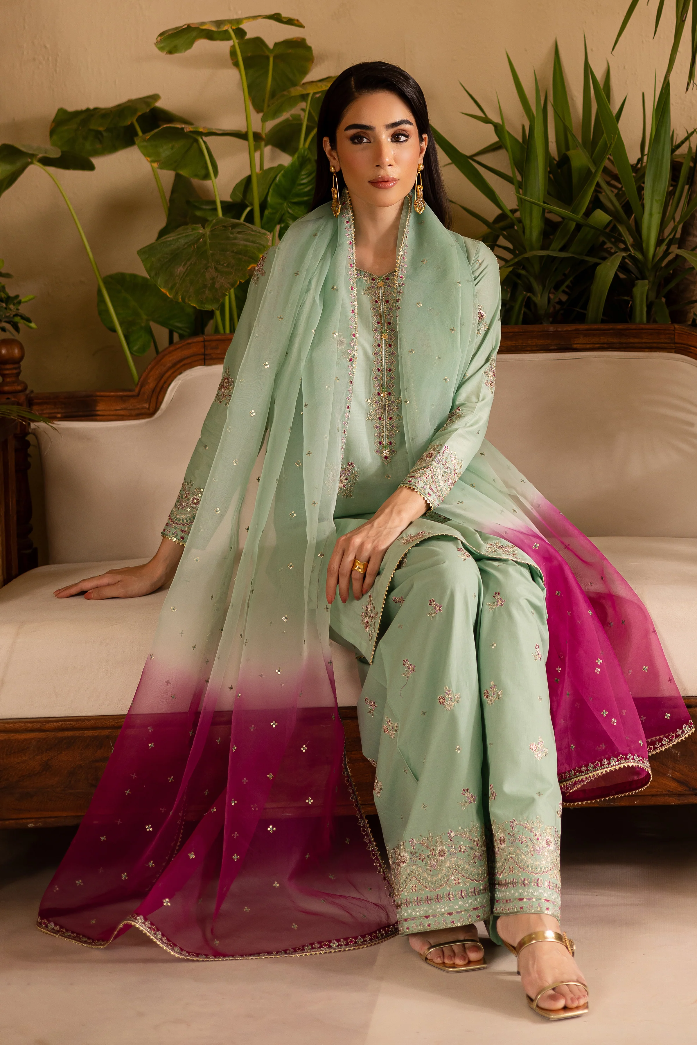Amawas 3Pc - Printed Lawn Dress - Image 4