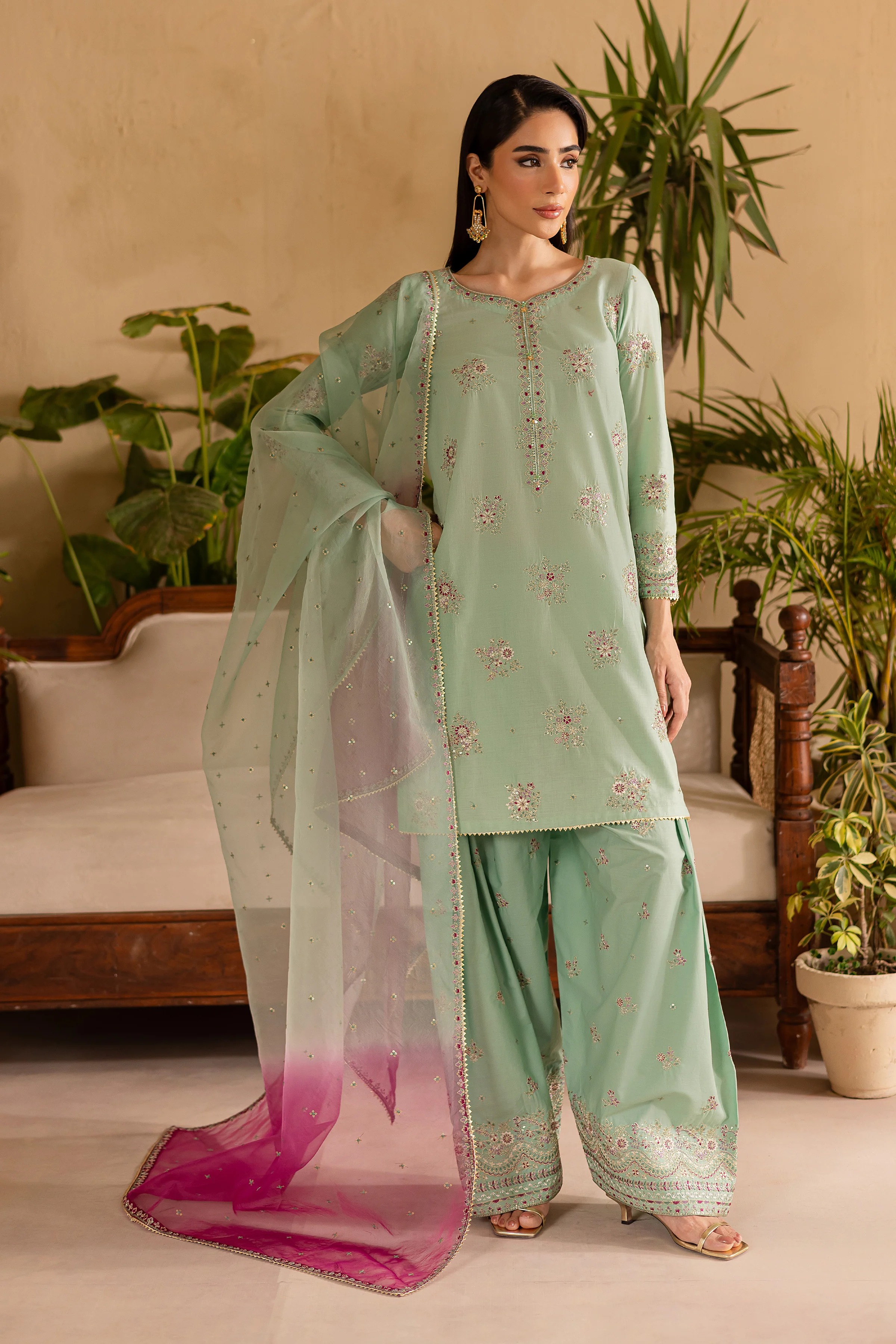 Amawas 3Pc - Printed Lawn Dress - Image 5