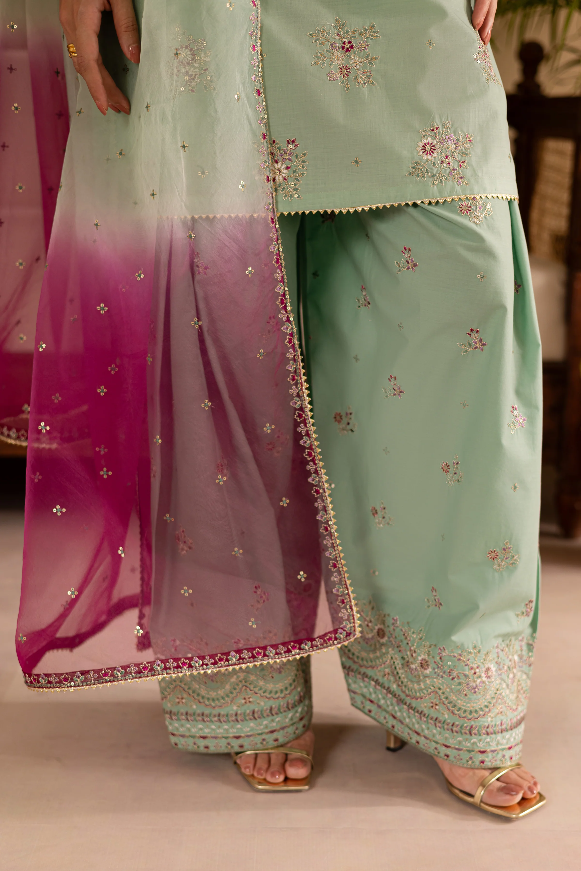 Amawas 3Pc - Printed Lawn Dress - Image 7