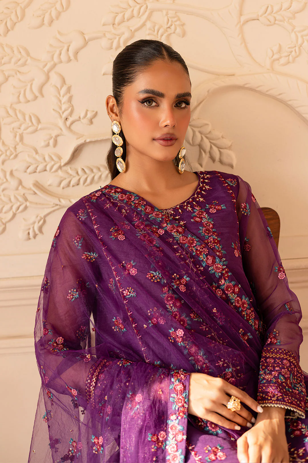 Anahita 3Pc - Embroidered Luxe Pret - Image 3