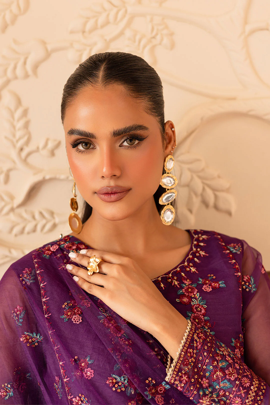 Anahita 3Pc - Embroidered Luxe Pret - Image 6