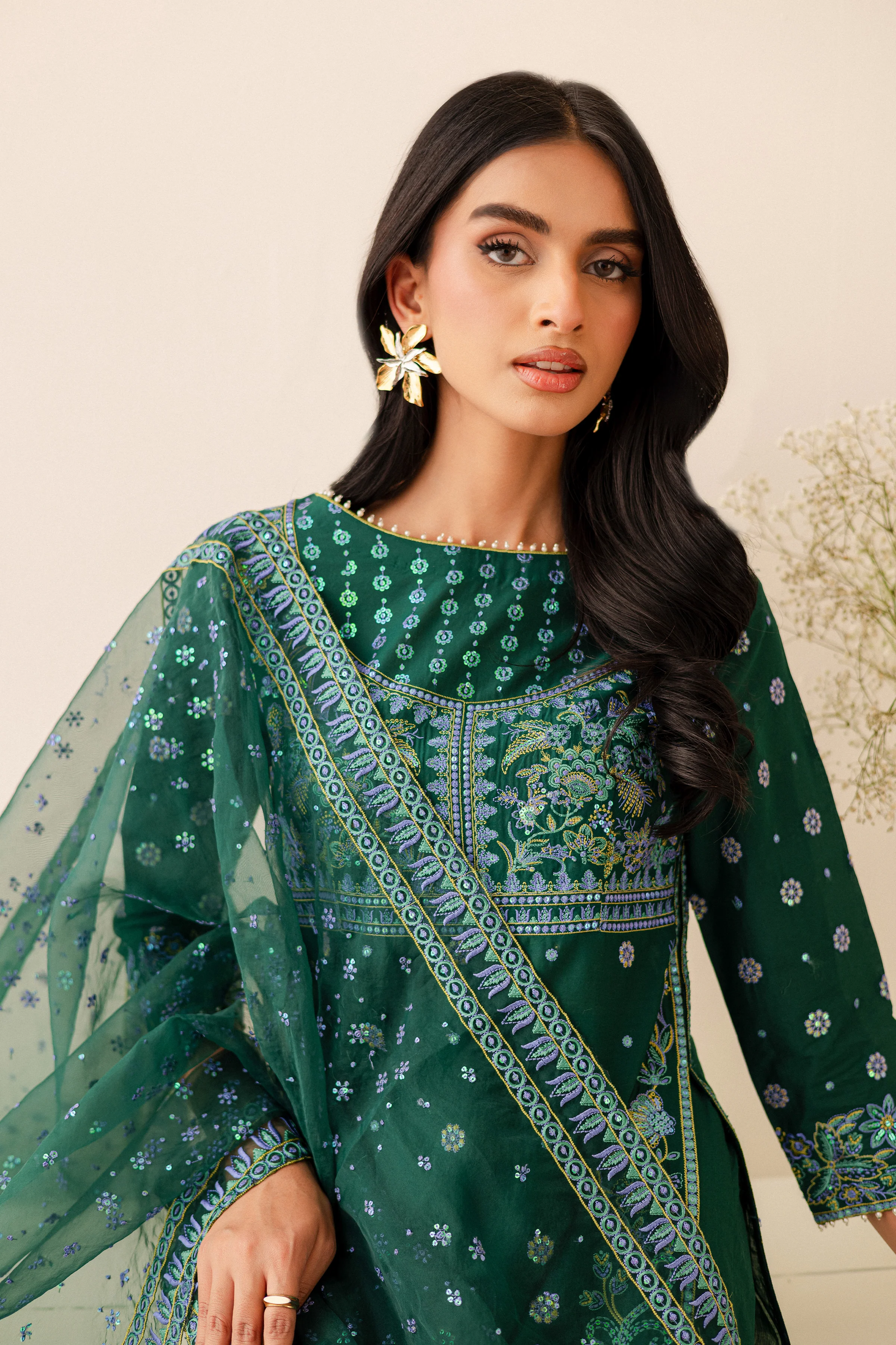 Ankisha 3Pc - Embroidered Lawn Dress - Image 6