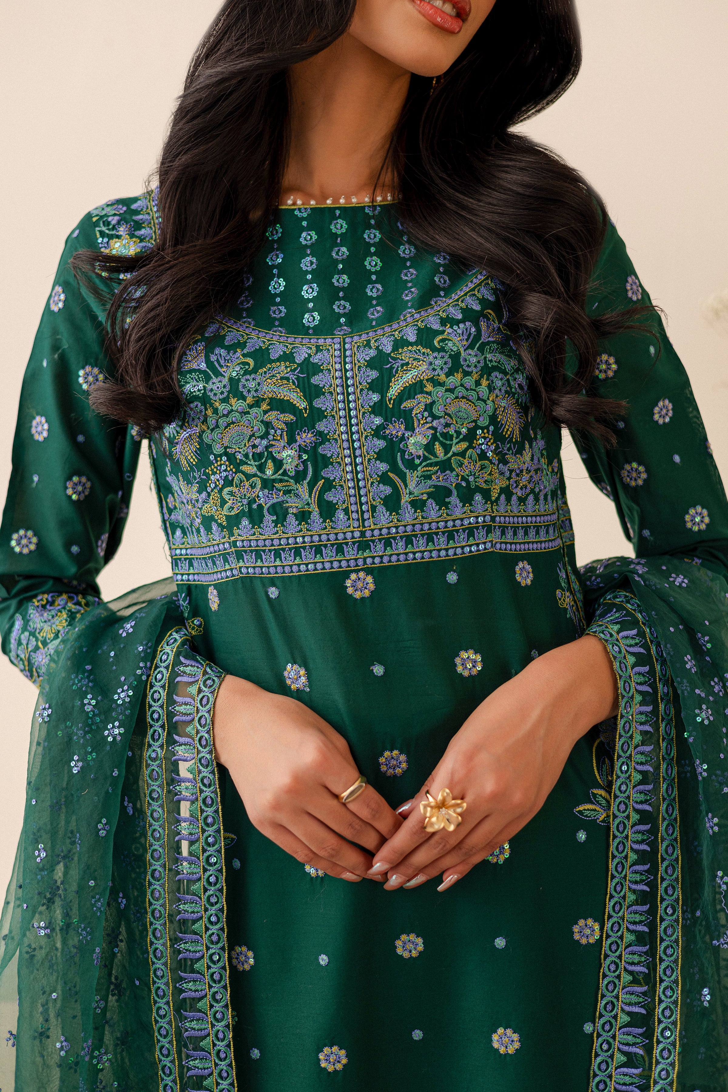 Ankisha 3Pc - Embroidered Lawn Dress - Image 8