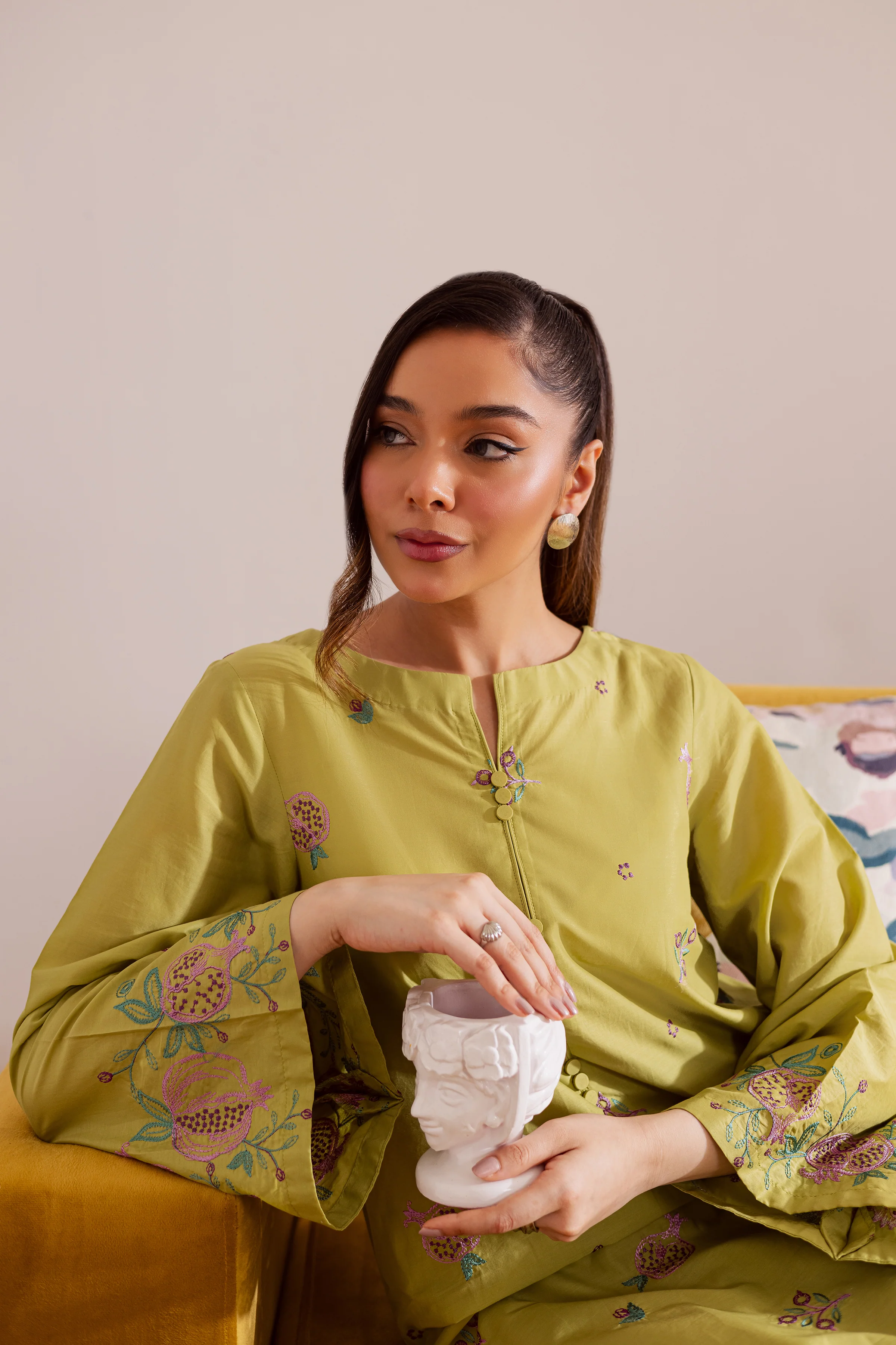 Annar 2Pc - Embroidered Casual Pret - Image 8