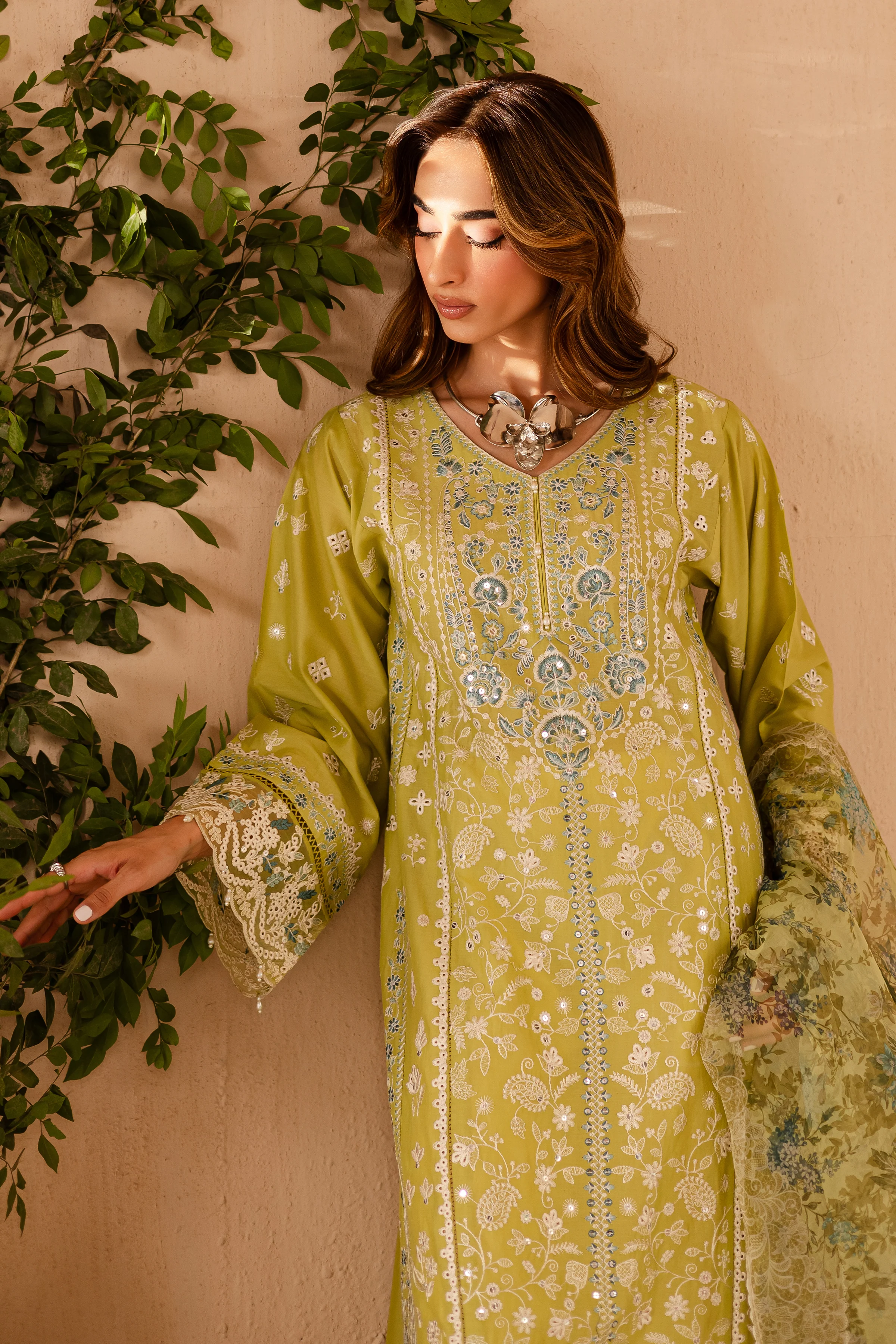 Apple August 3Pc - Embroidered Lawn Dress - Image 6