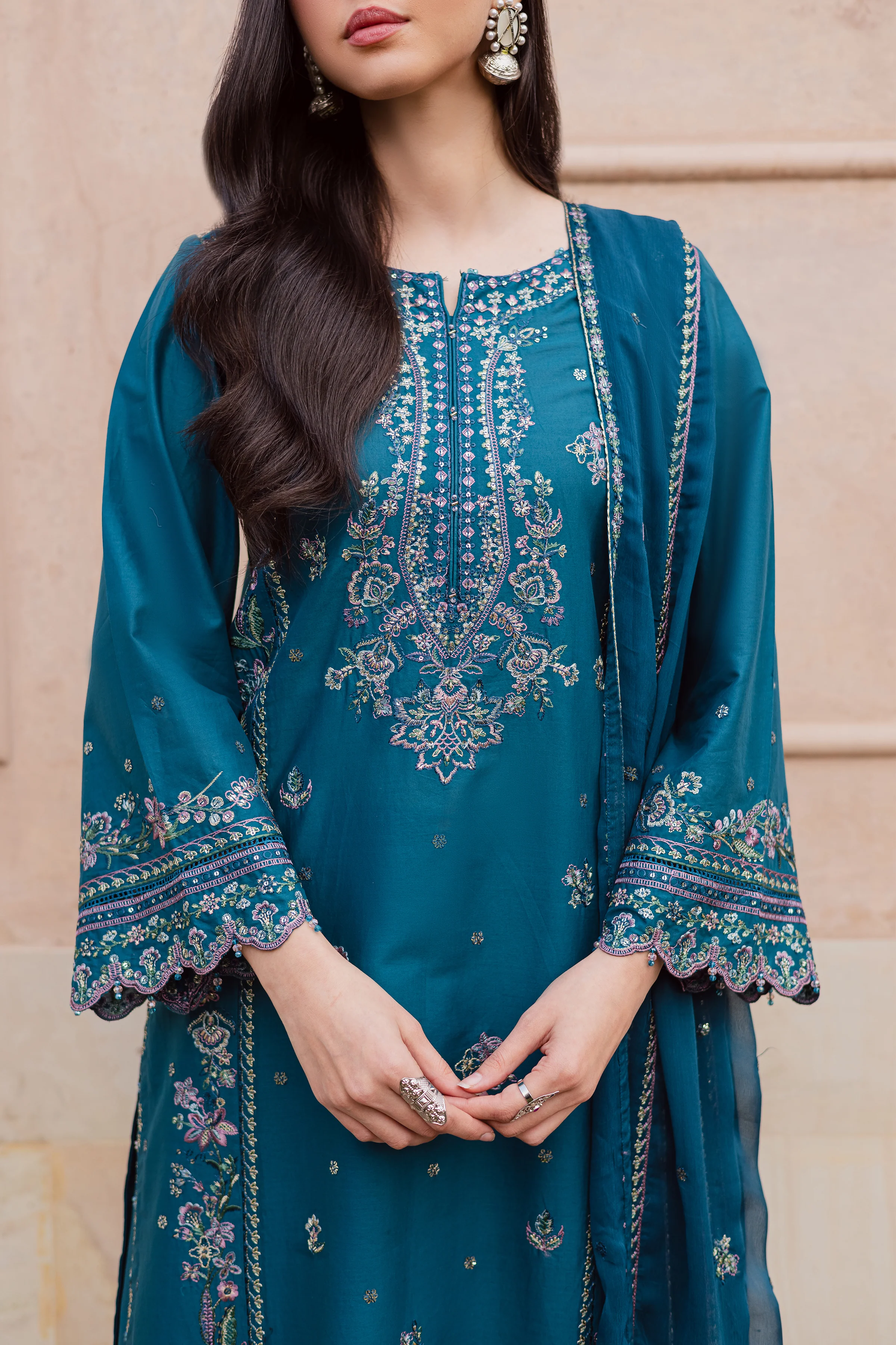 Araz 3Pc - Festive Embroidered Lawn - Image 10