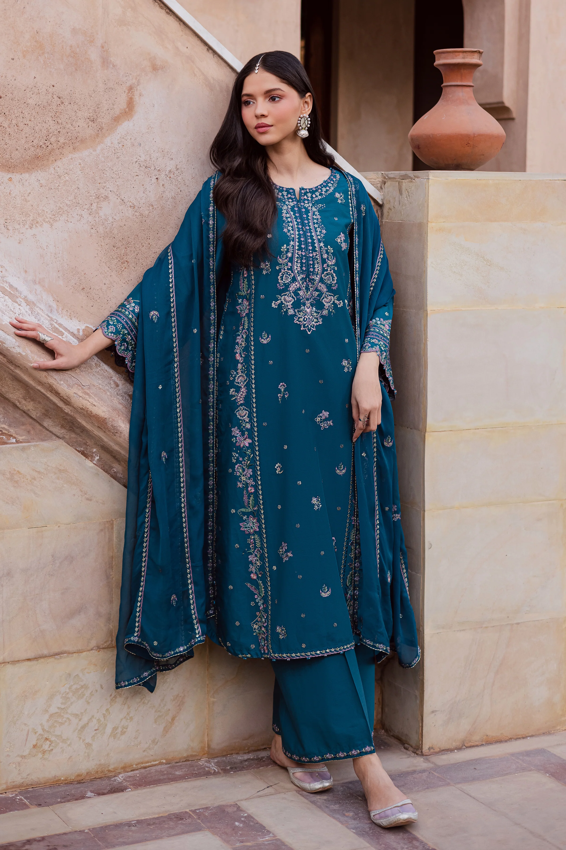 Araz 3Pc - Festive Embroidered Lawn - Image 3