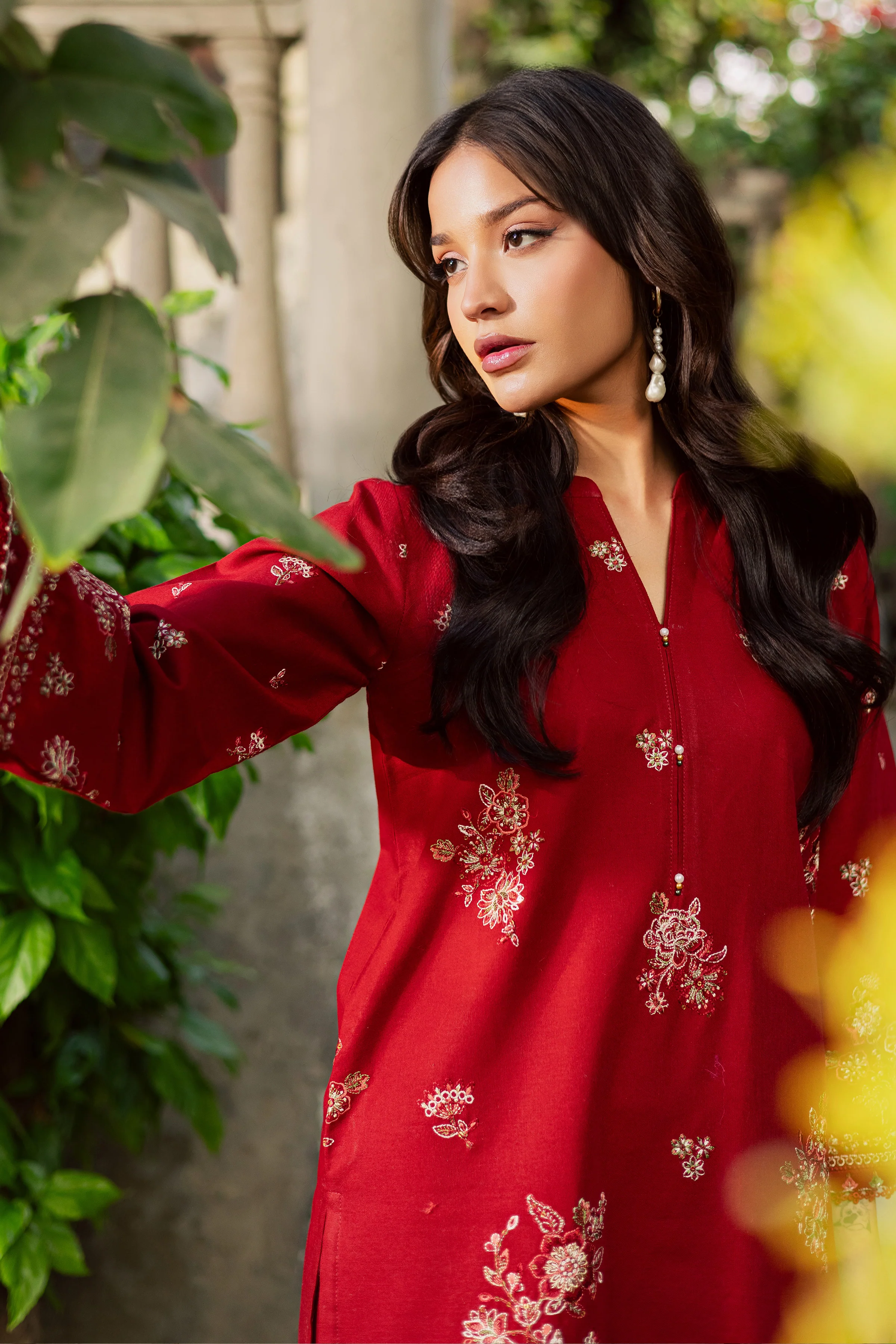 Arisu 2Pc - Embroidered Khaddar Dress - Image 5