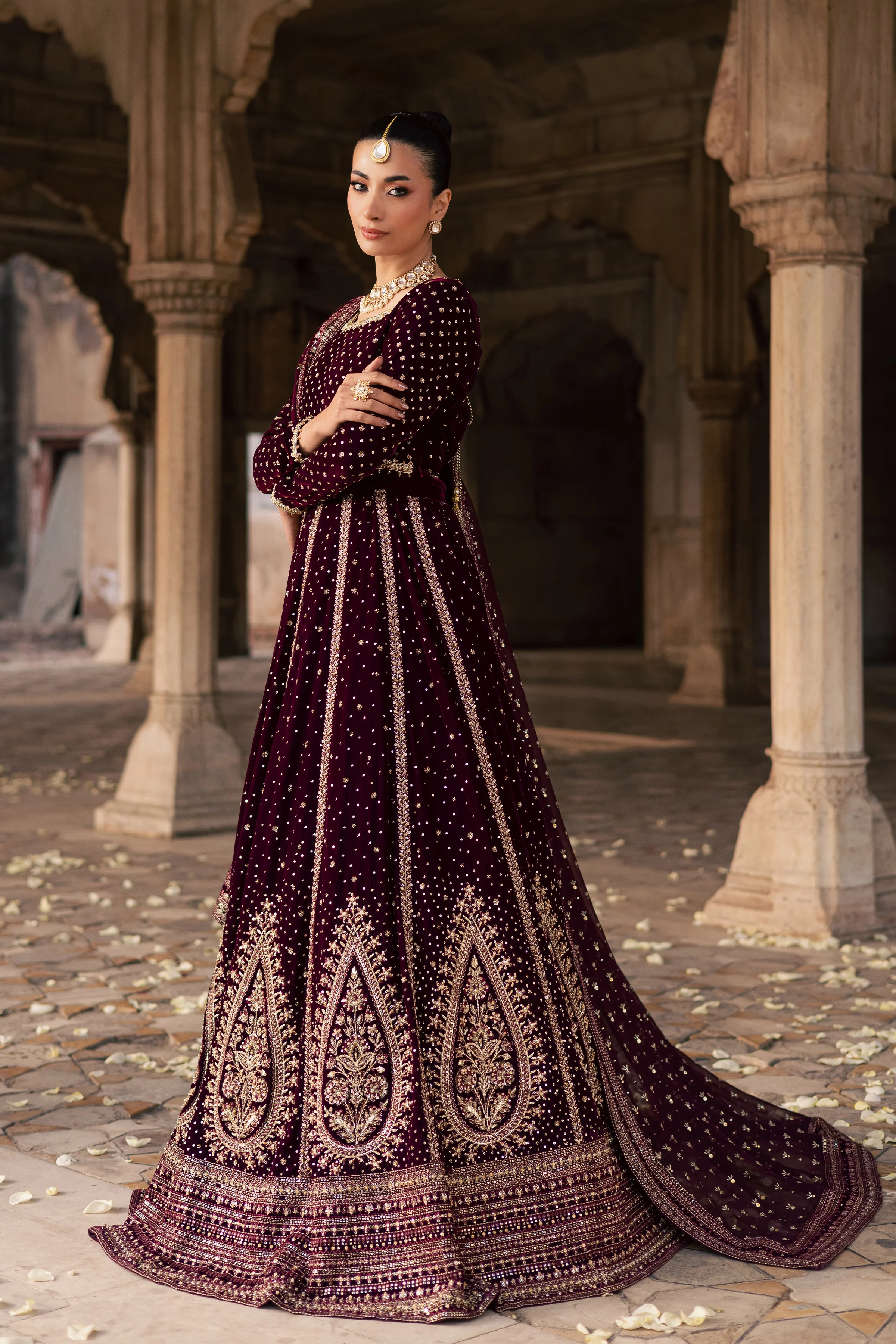 Aroos e Laal 3Pc - Bridal Dress - Image 11