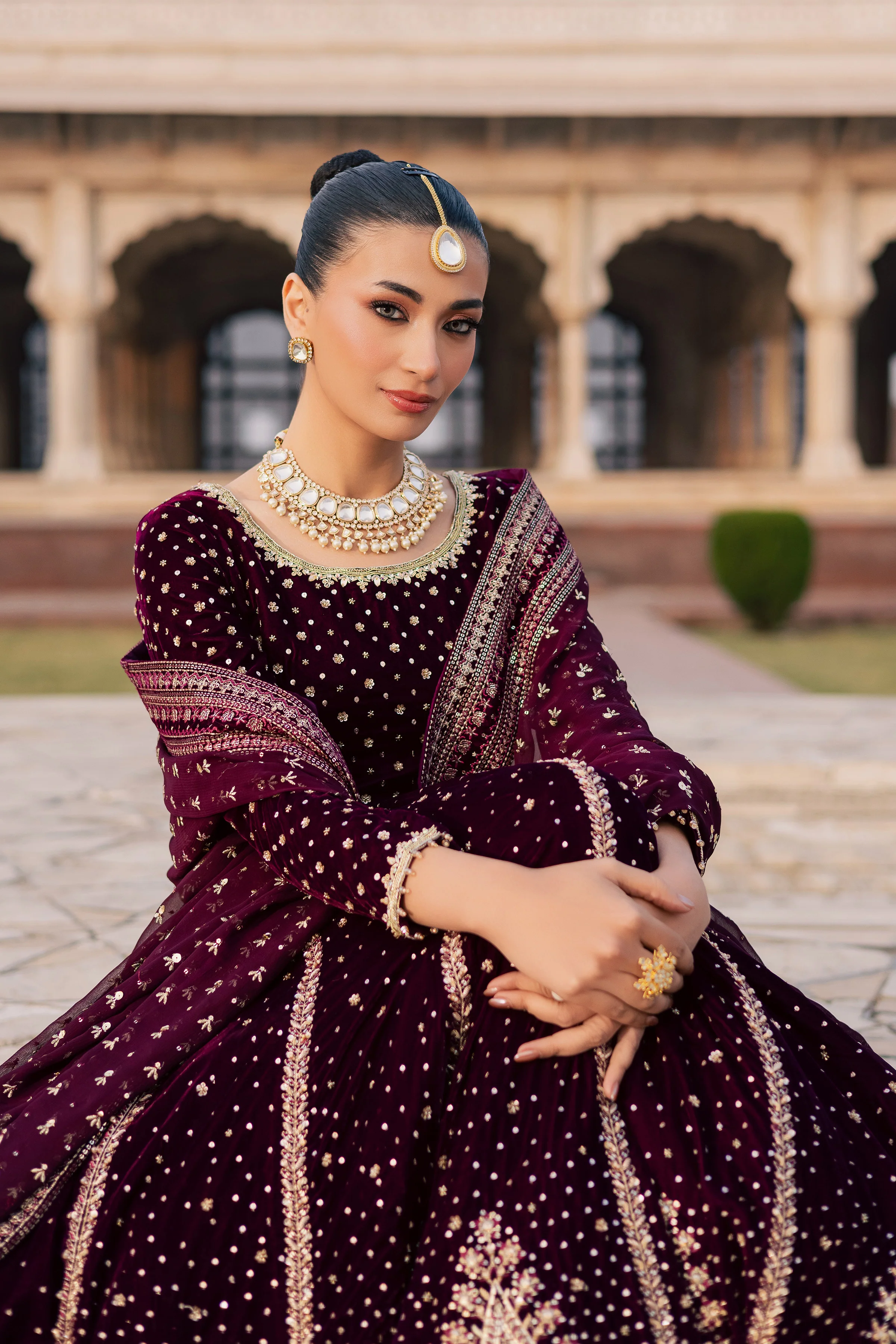 Aroos e Laal 3Pc - Bridal Dress - Image 12