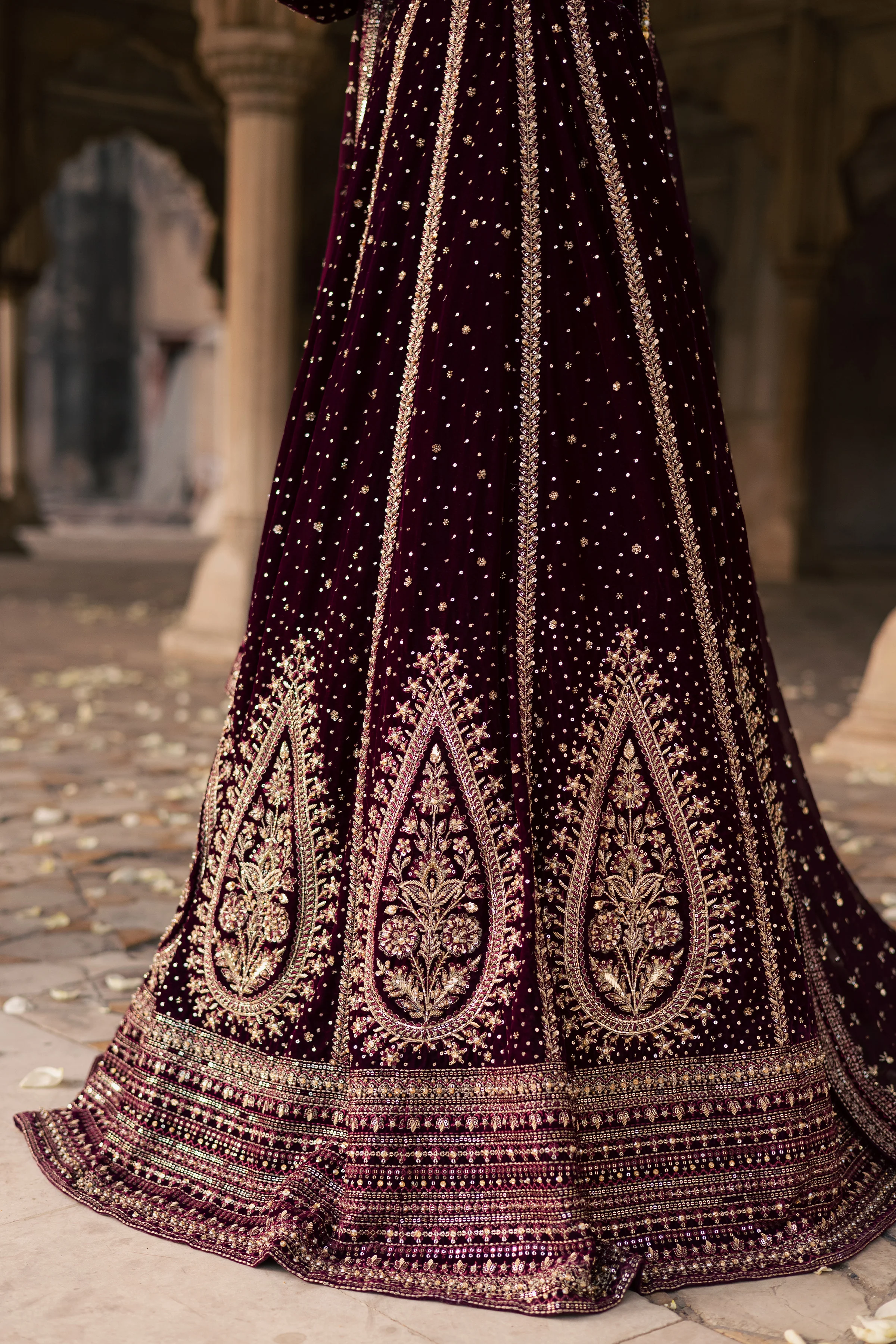 Aroos e Laal 3Pc - Bridal Dress - Image 14