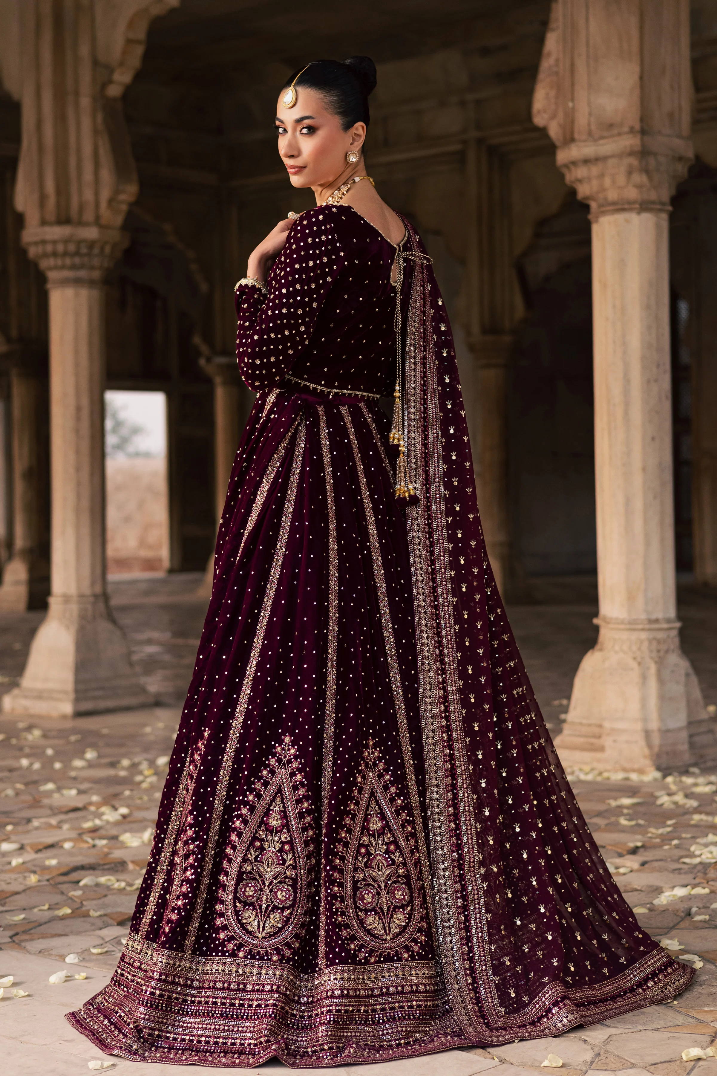 Aroos e Laal 3Pc - Bridal Dress - Image 4