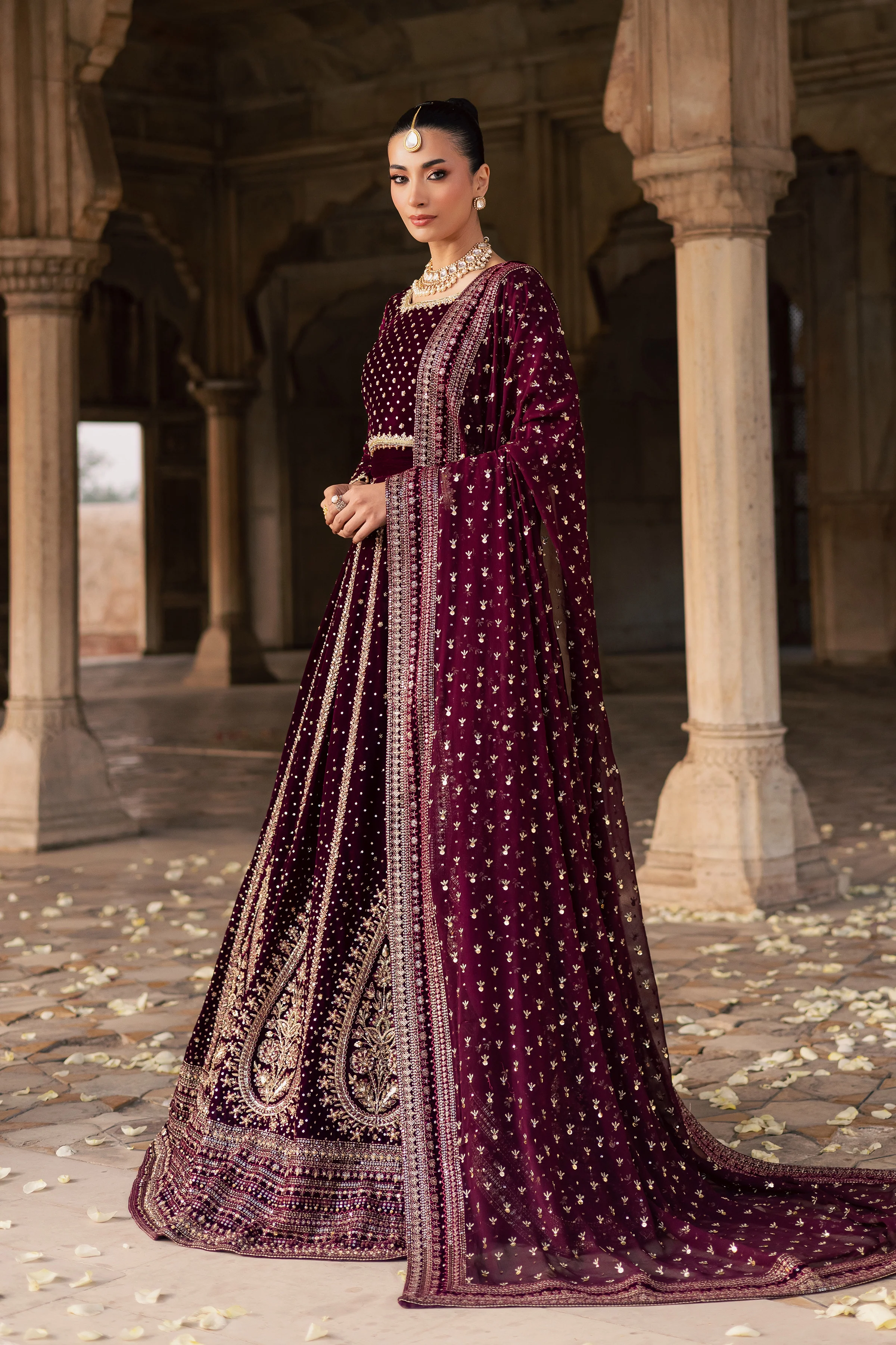 Aroos e Laal 3Pc - Bridal Dress - Image 6