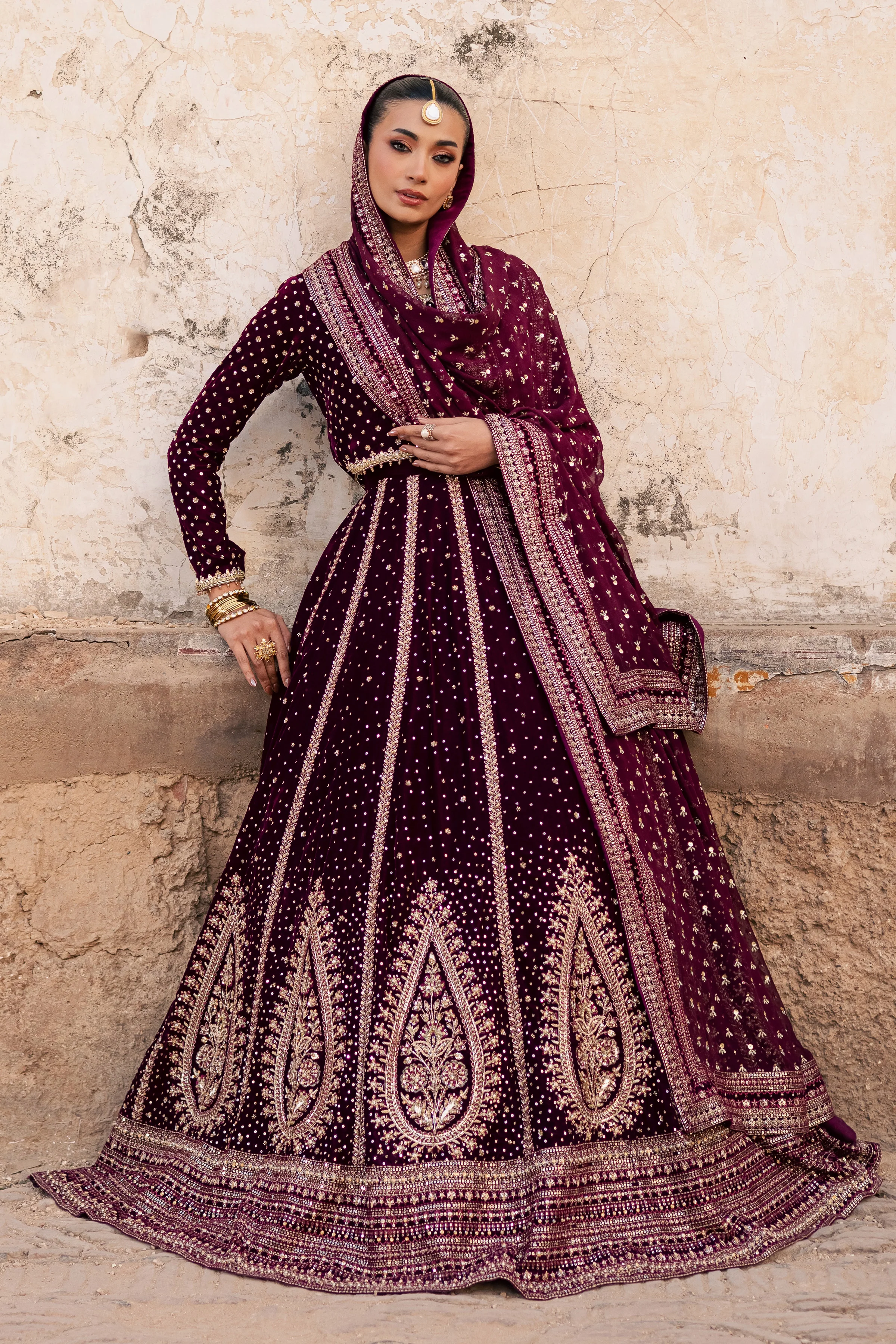 Aroos e Laal 3Pc - Bridal Dress - Image 7