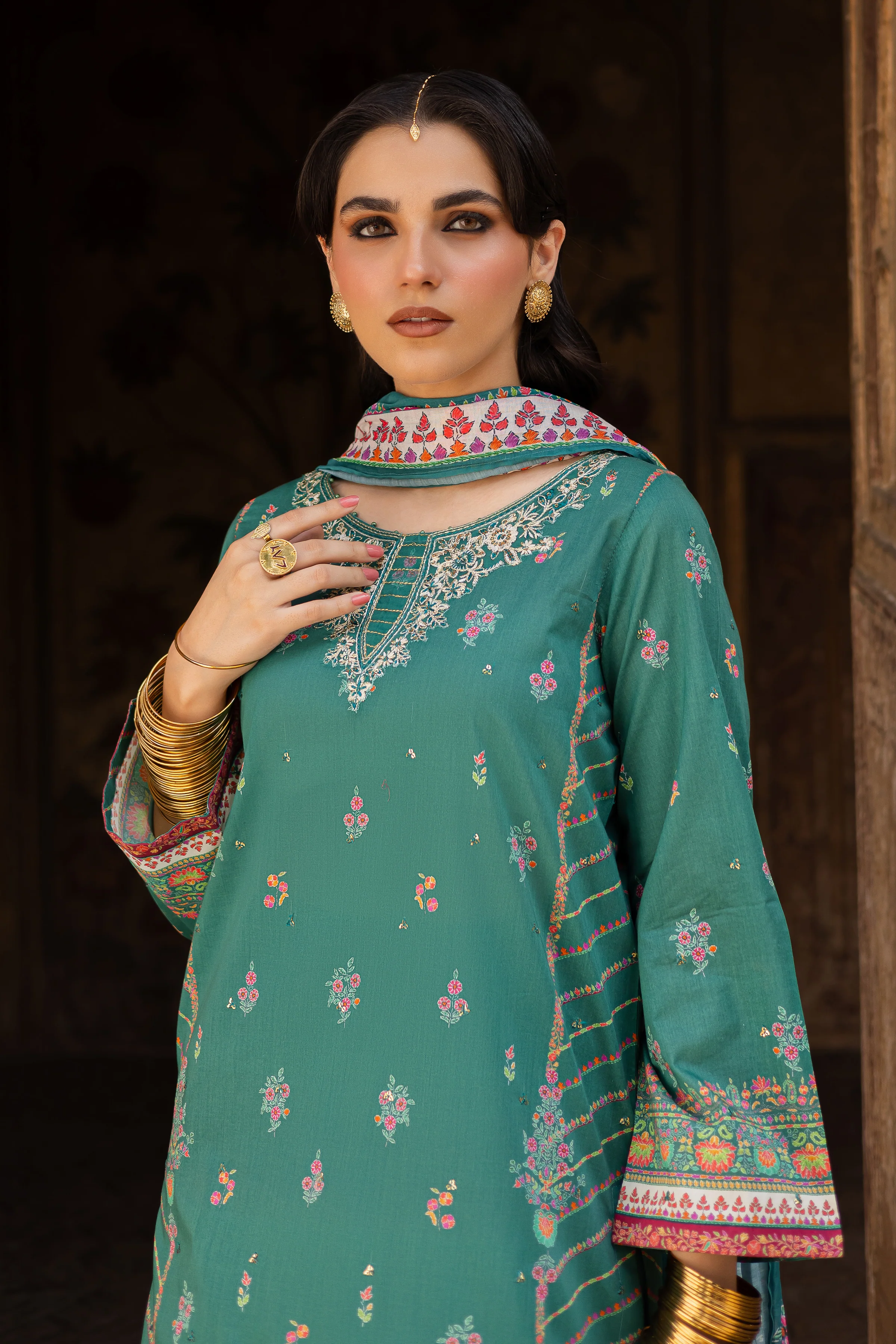 Arya 3Pc- Printed Lawn Dress - Image 2