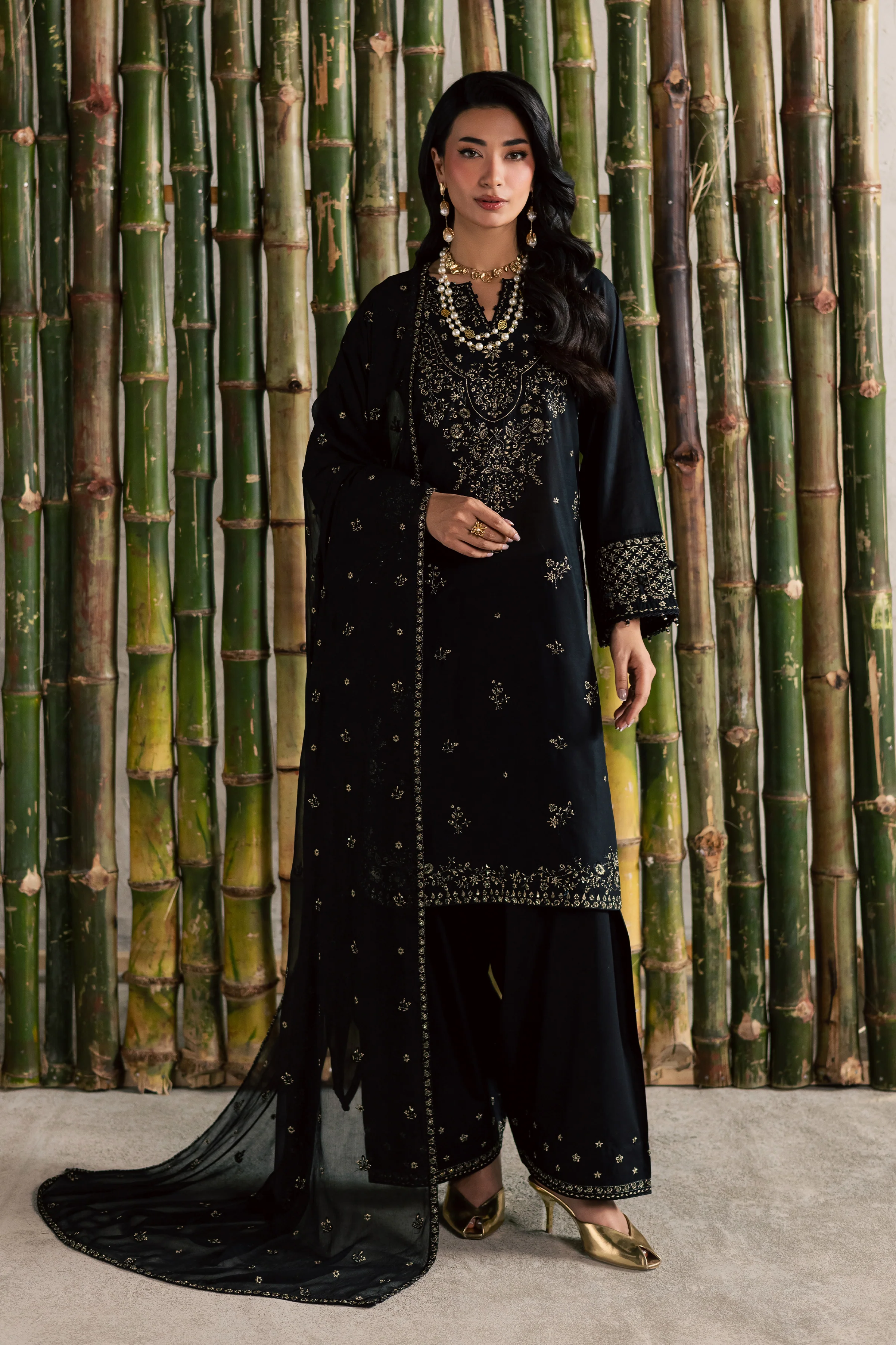Ash 3Pc - Festive Embroidered Lawn - Image 4
