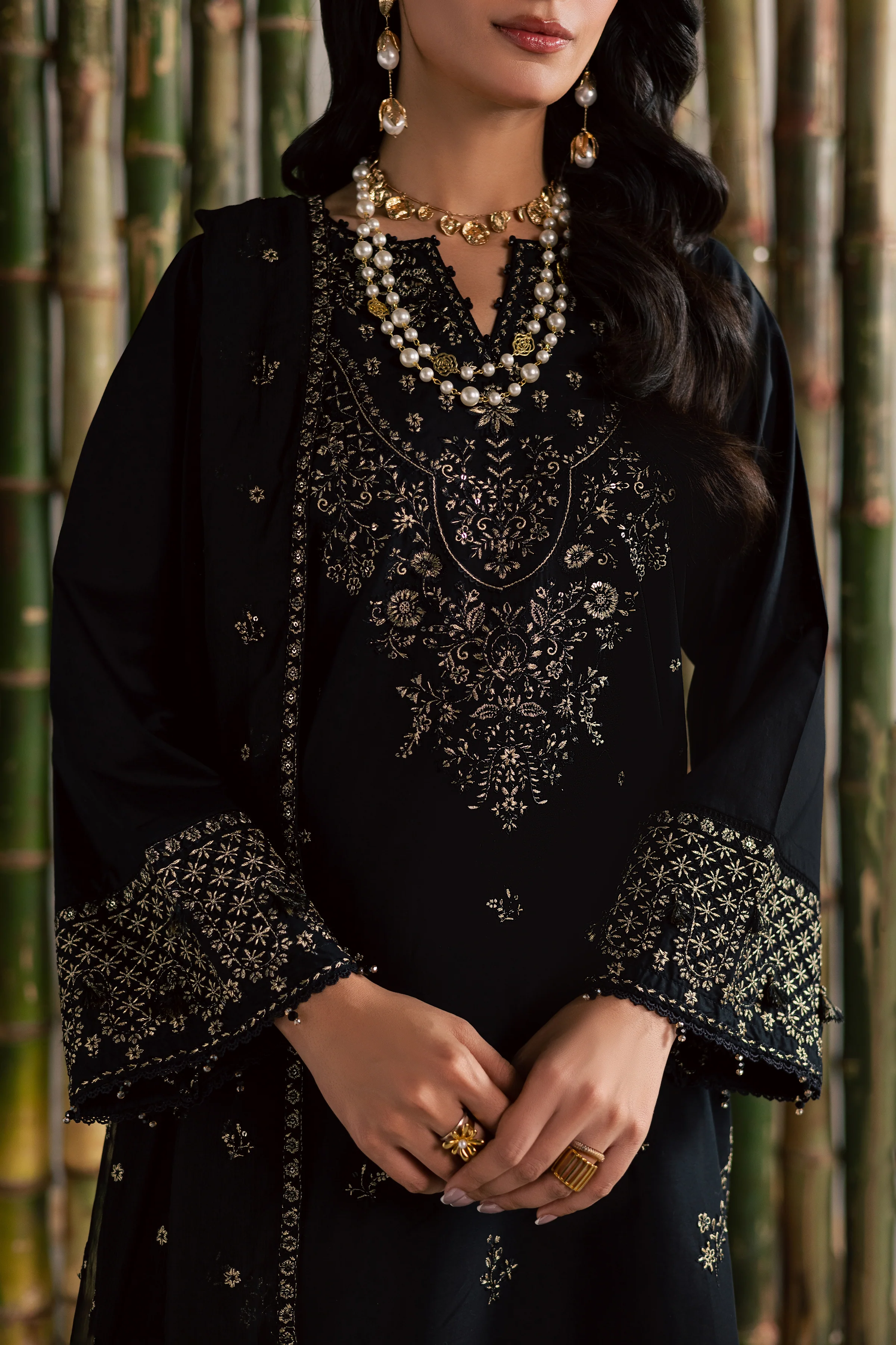 Ash 3Pc - Festive Embroidered Lawn - Image 9