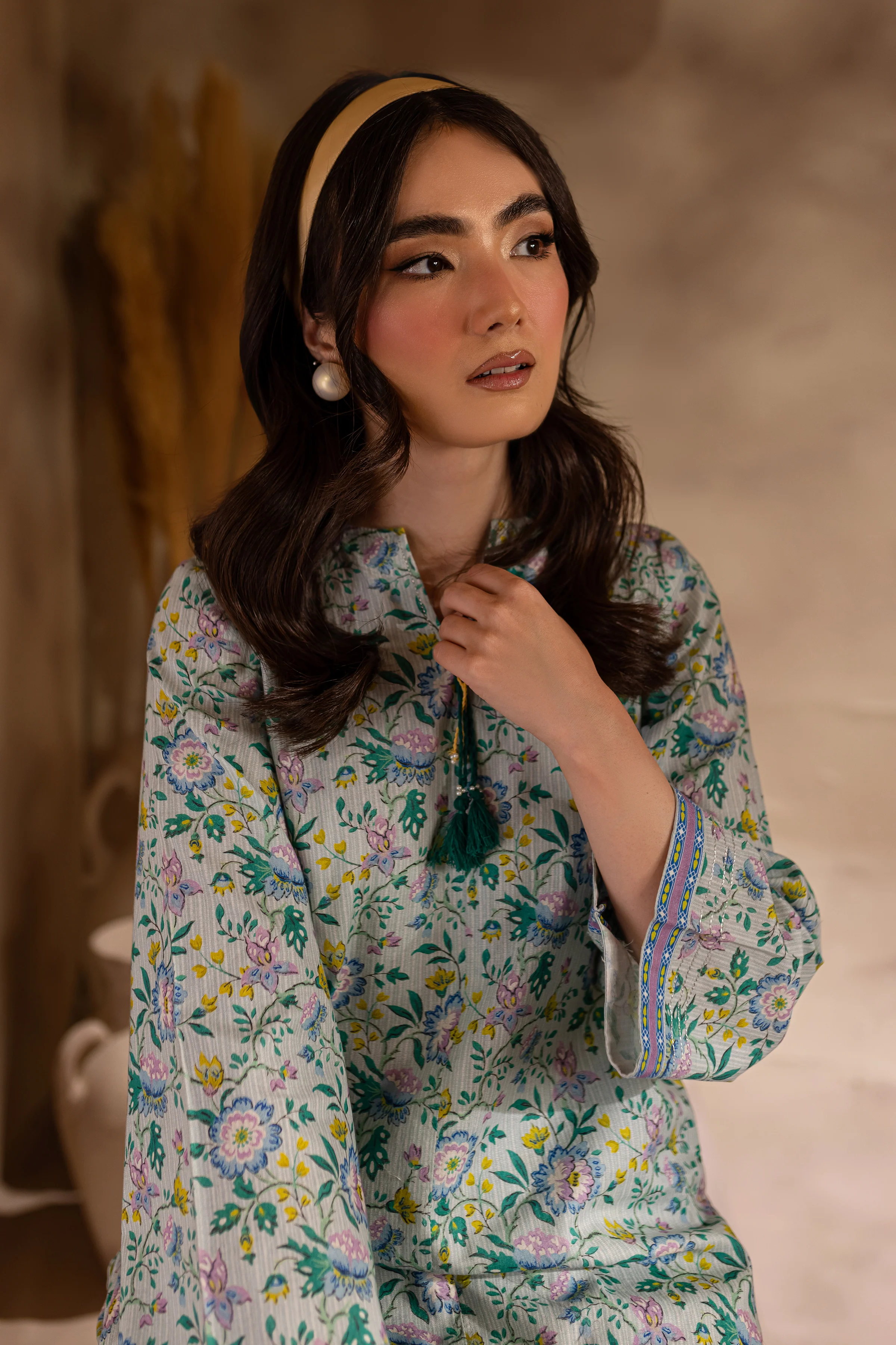 Asna 2Pc - Printed Khaddar Dress - Image 3