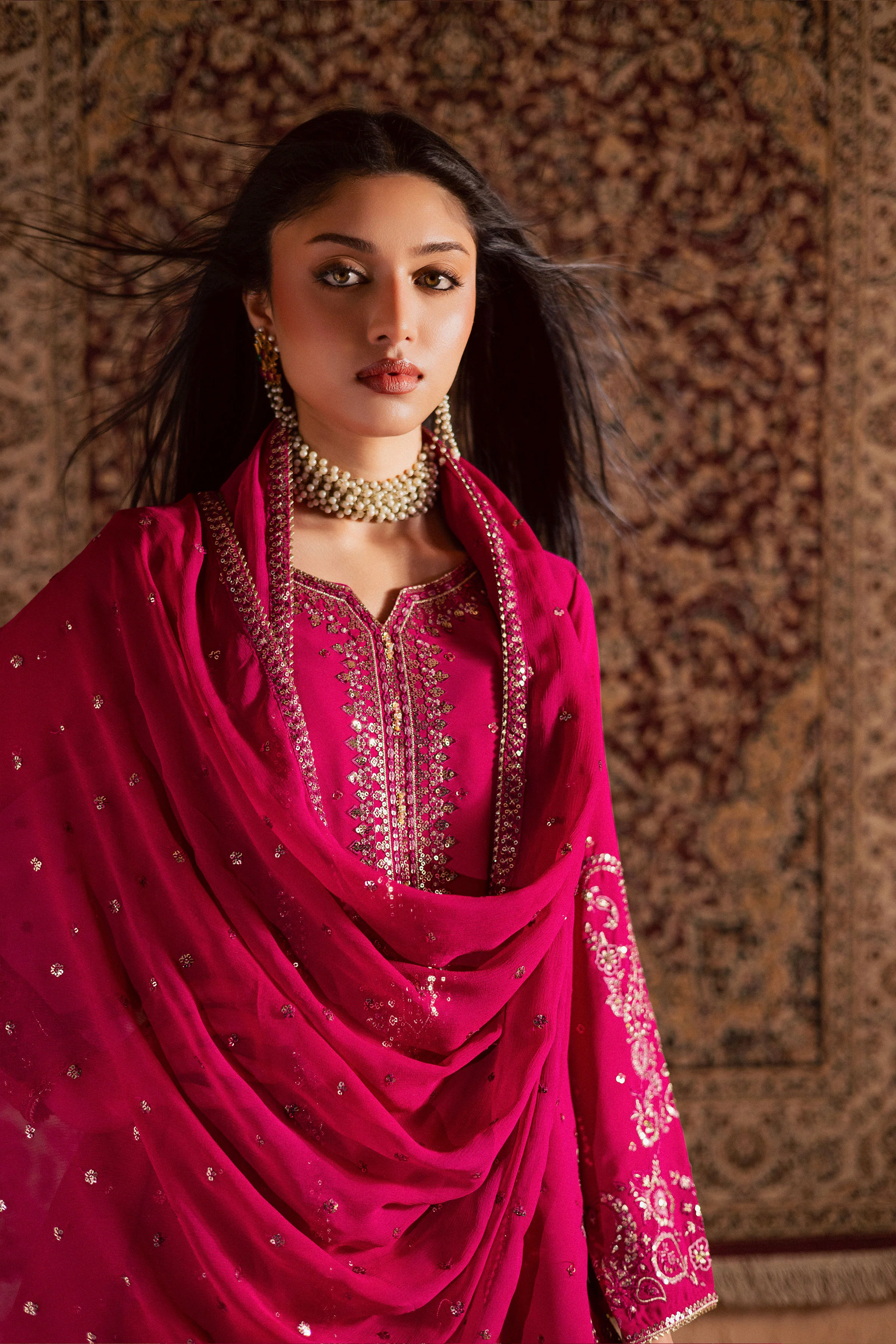 Atishi Gulabi 3Pc - Festive Luxe Pret - Image 2