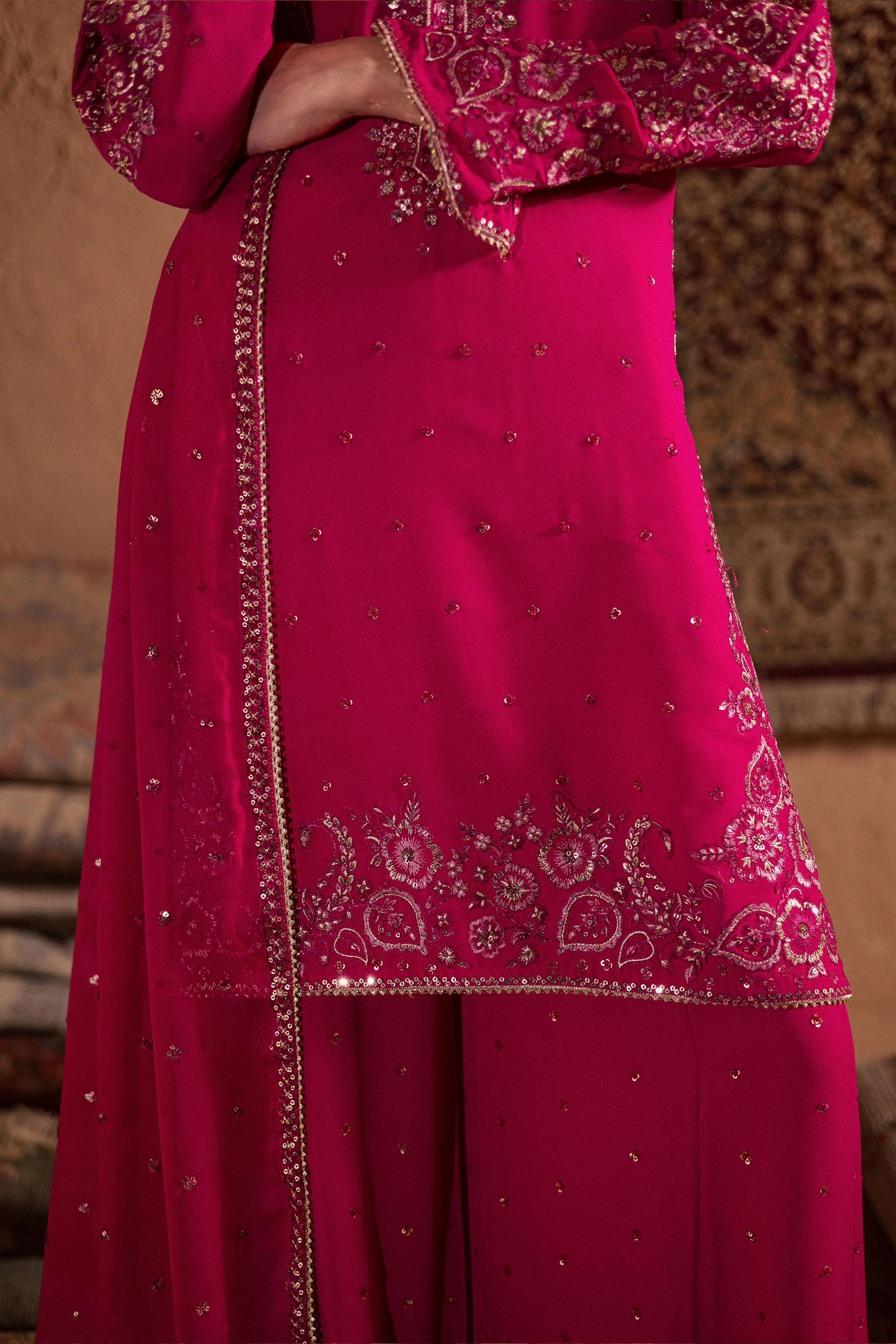 Atishi Gulabi 3Pc - Festive Luxe Pret - Image 7