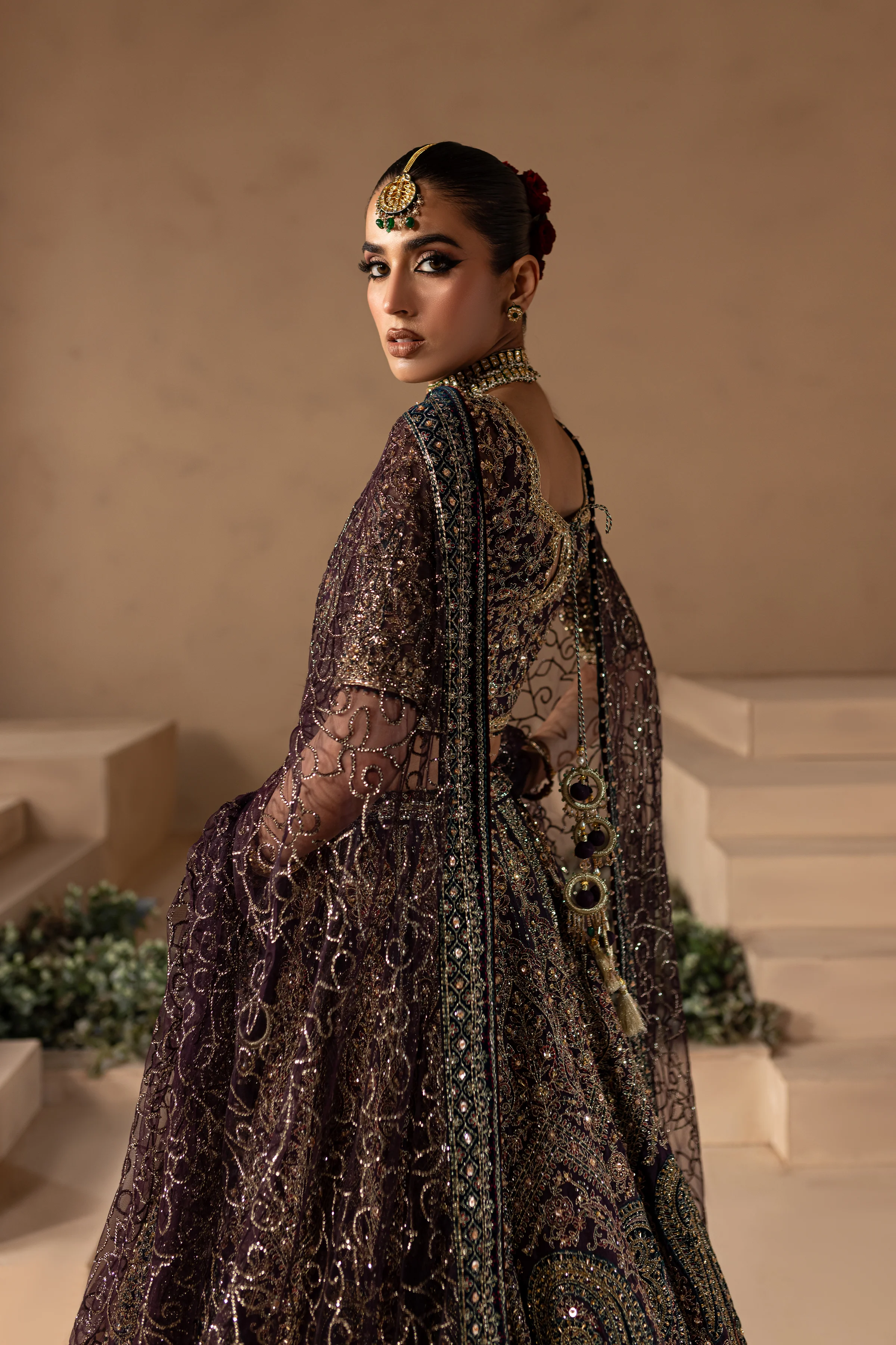 Aurina 4PC - Bridal Dress - Image 12