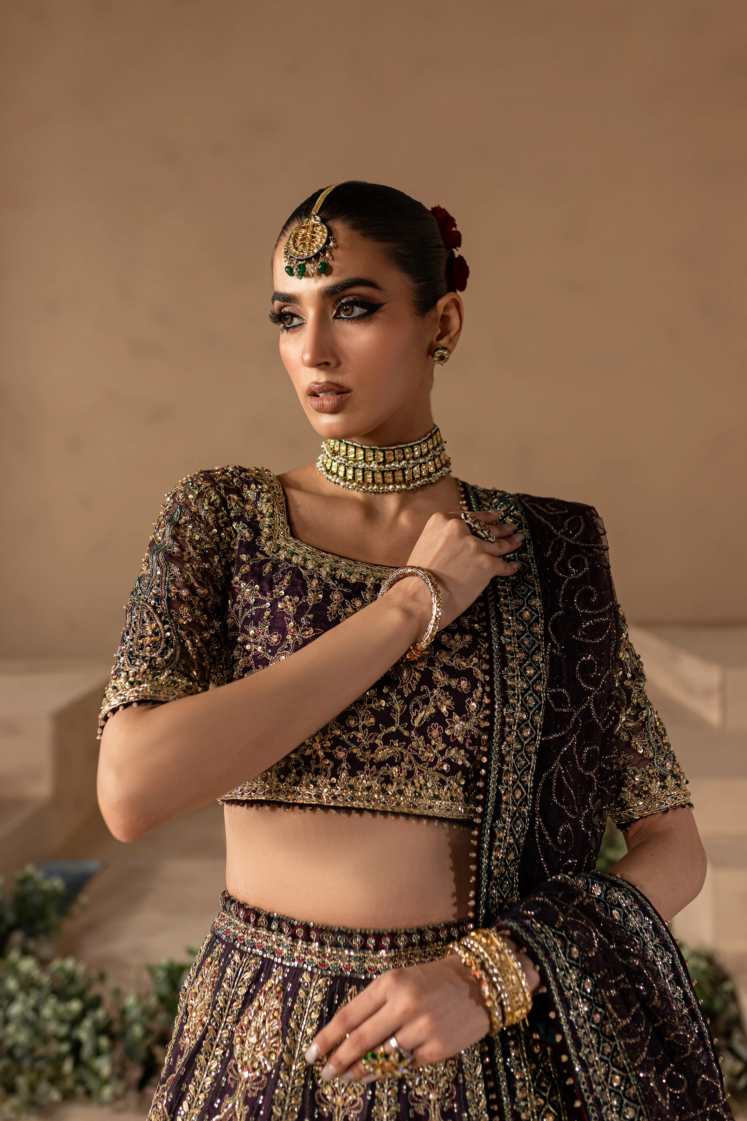 Aurina 4PC - Bridal Dress - Image 14
