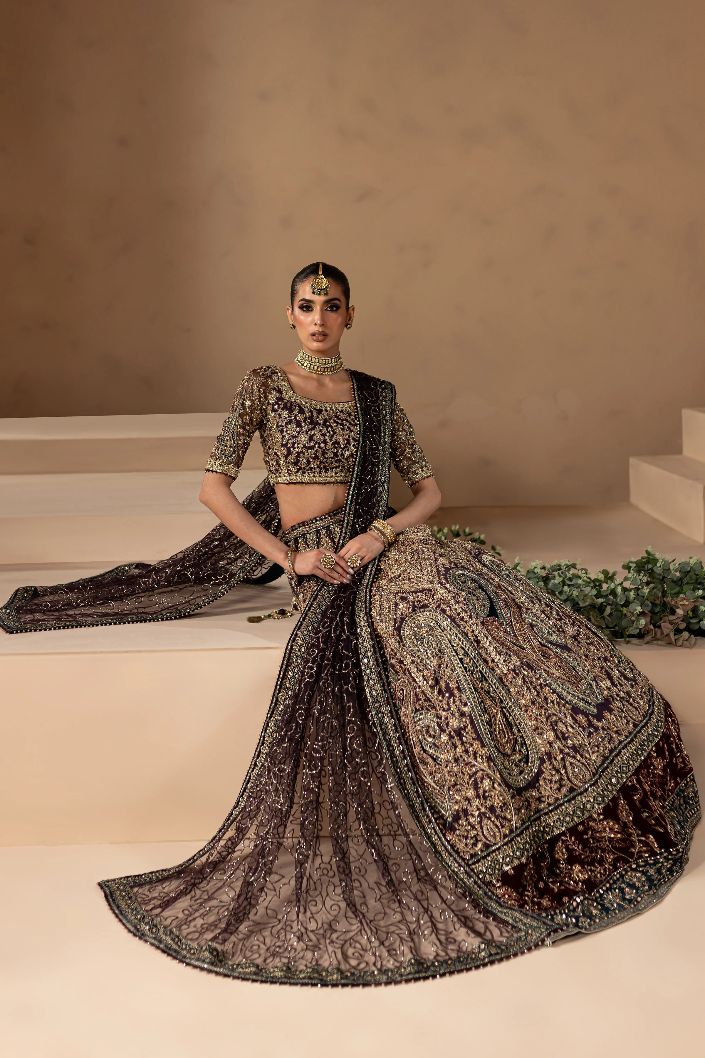 Aurina 4PC - Bridal Dress - Image 7
