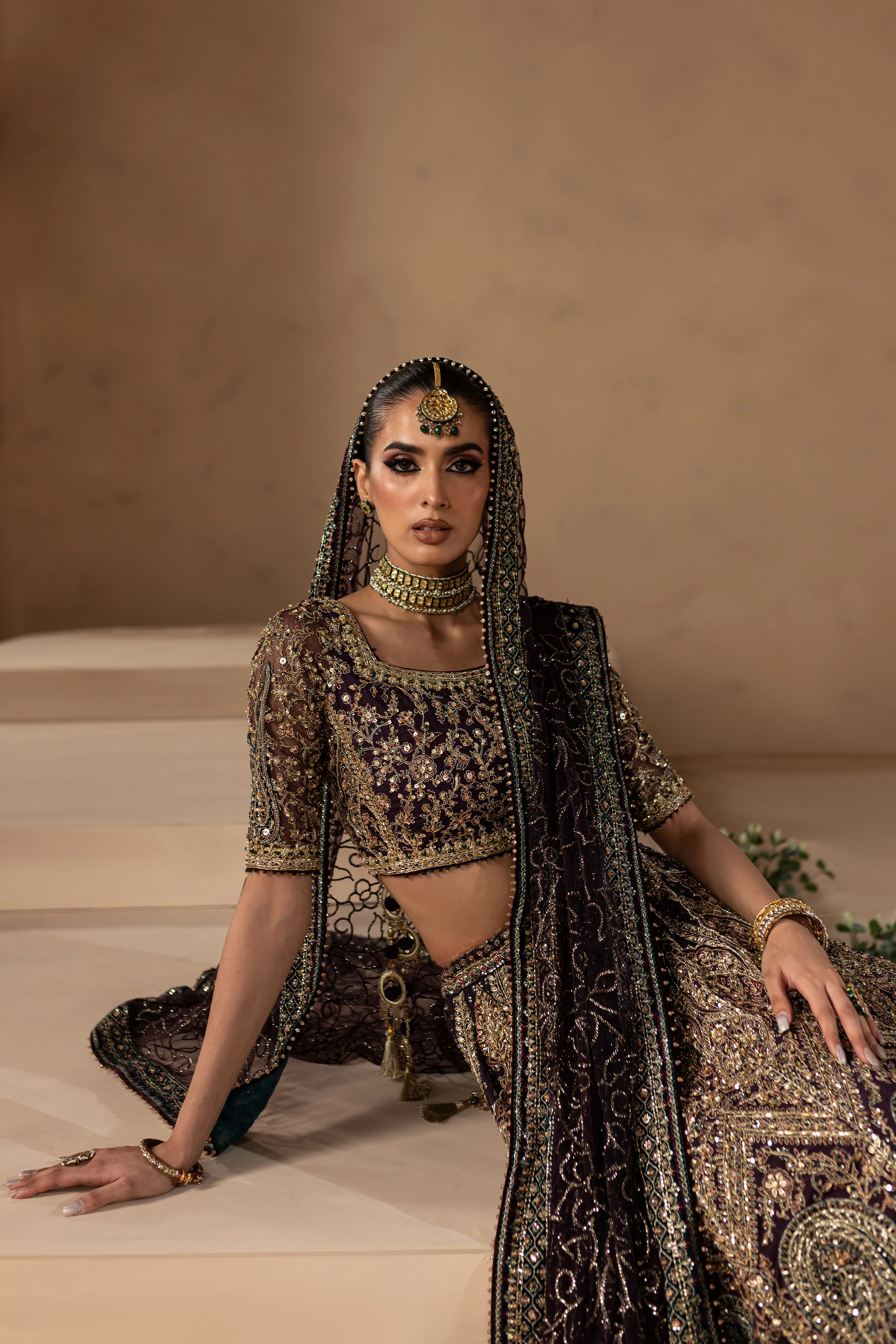 Aurina 4PC - Bridal Dress - Image 8