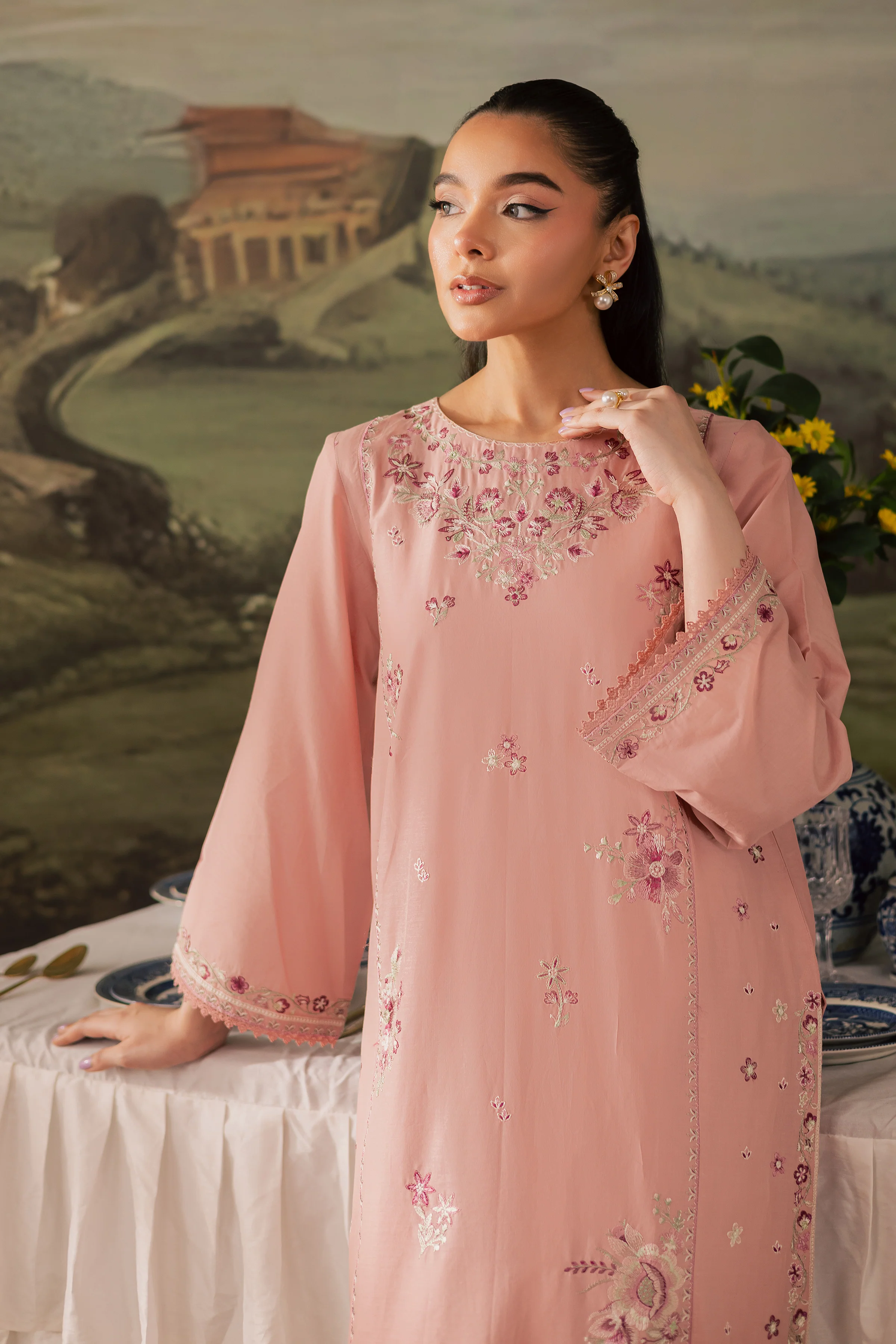Autumn 2Pc - Embroidered Lawn Pret - Image 2