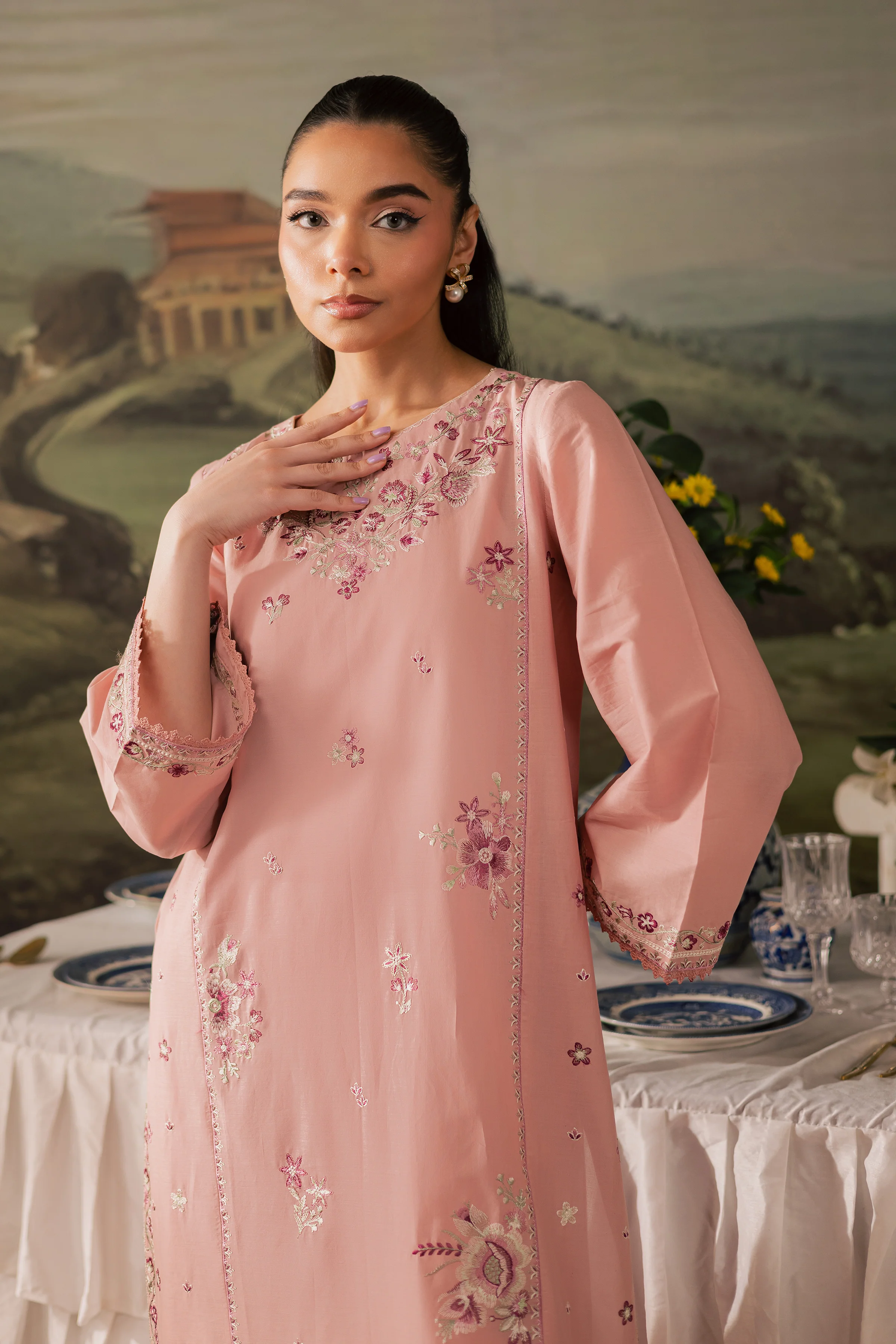Autumn 2Pc - Embroidered Lawn Pret - Image 3