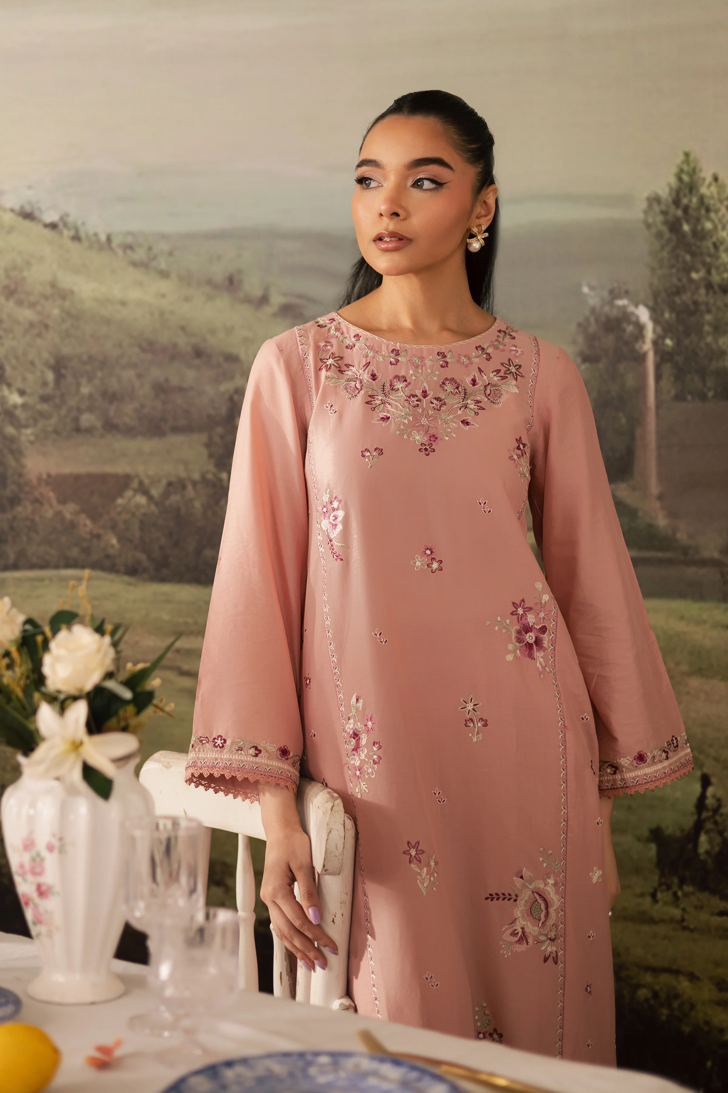 Autumn 2Pc - Embroidered Lawn Pret - Image 5