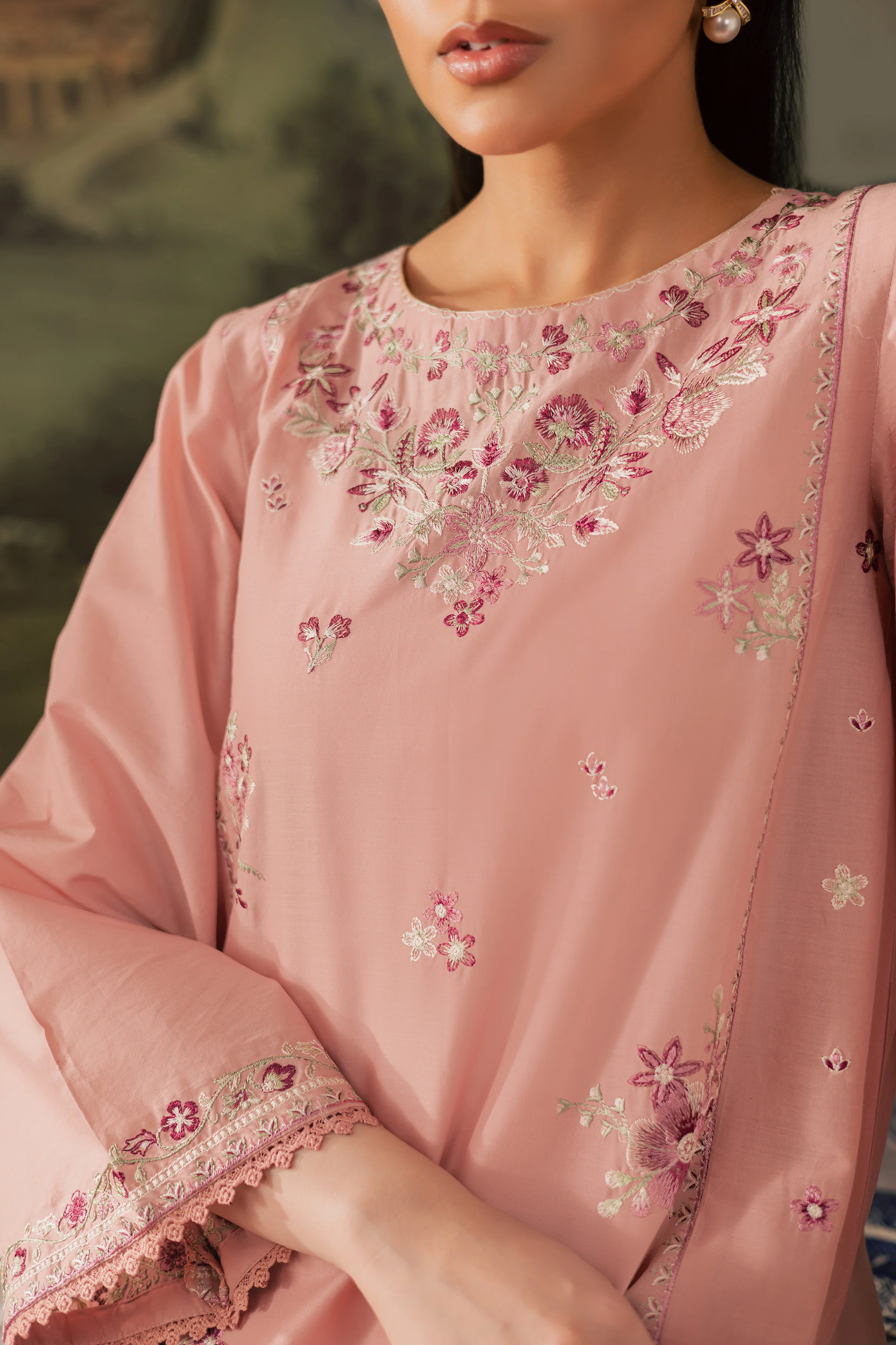 Autumn 2Pc - Embroidered Lawn Pret - Image 7